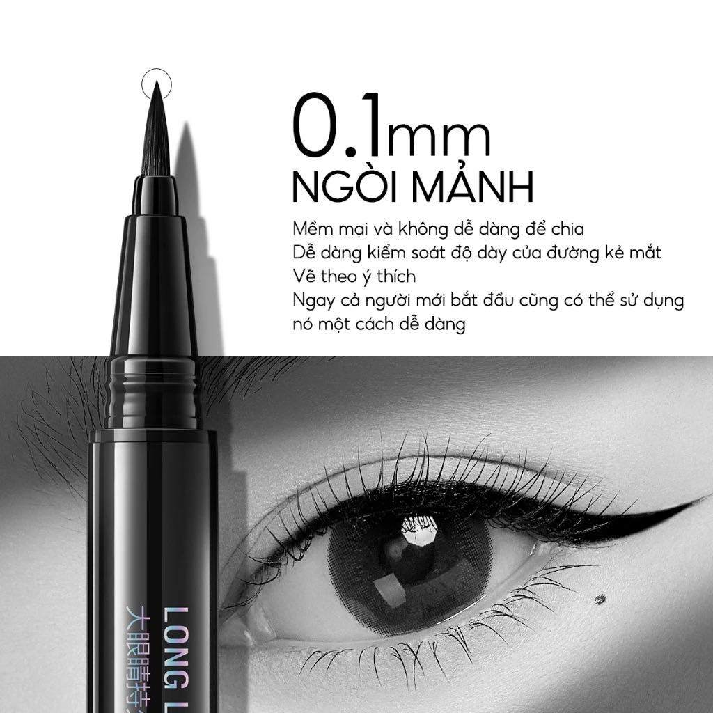 Kẻ mắt Big Eyes Long Lasting Liquid Eyeliner 0.1mm