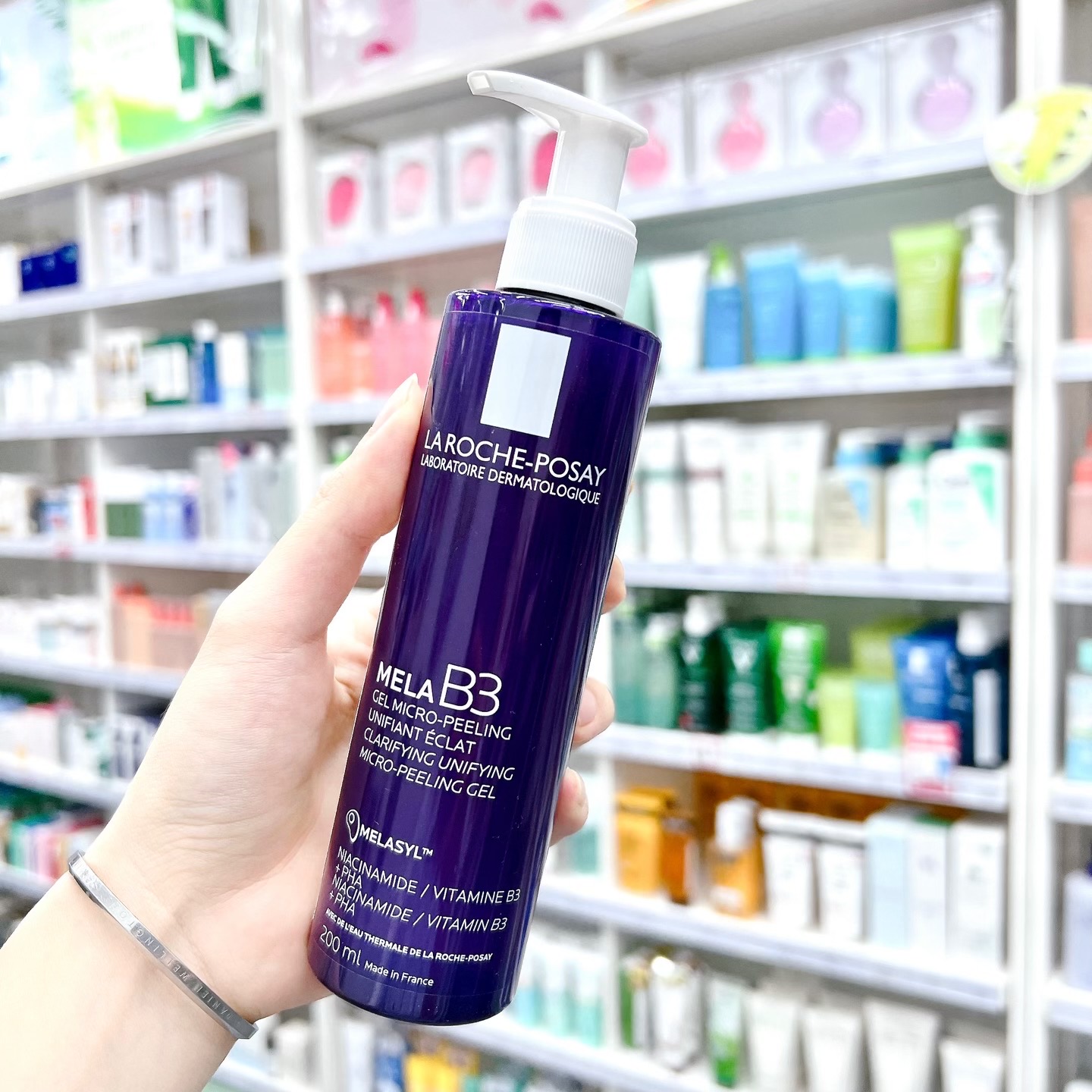 Routine Laroche Posay dưỡng trắng