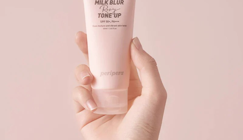 Kem Lót Peripera Milk Blur Tone Up Cream 03 Rosy