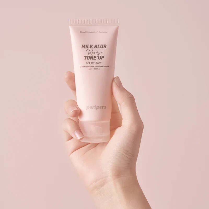 Kem Lót Peripera Milk Blur Tone Up Cream 03 Rosy