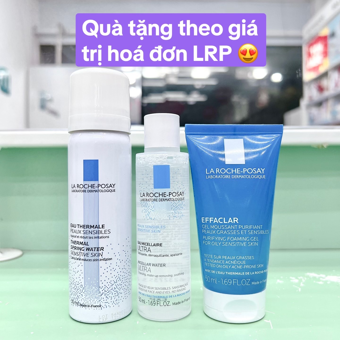 Routine Laroche Posay dưỡng trắng