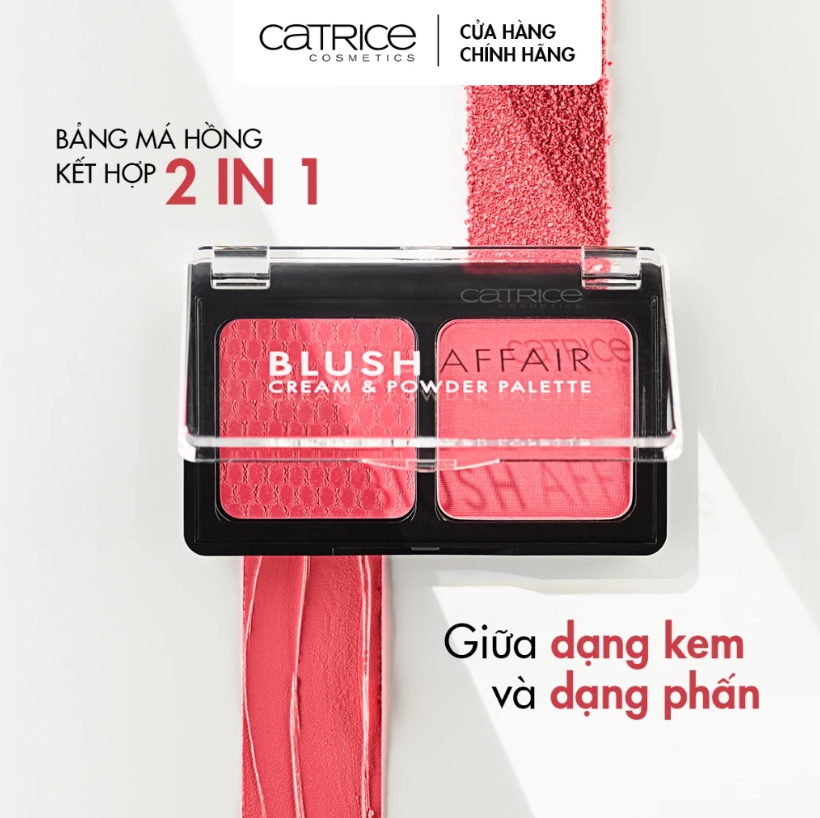 Phấn Má Catrice Blush Affair Cream & Powder Palette