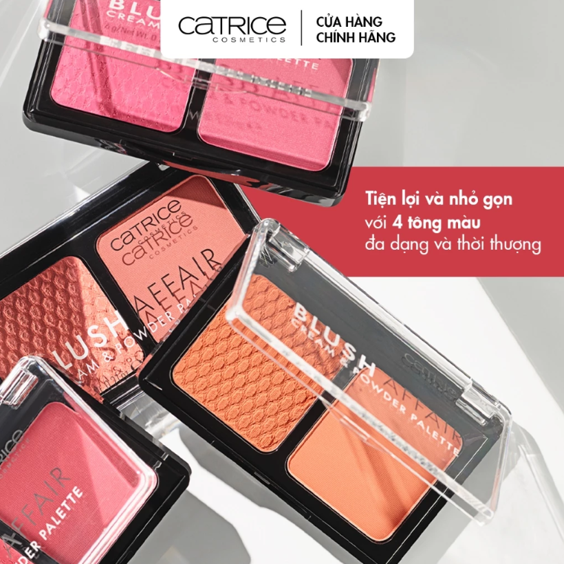 Phấn Má Catrice Blush Affair Cream & Powder Palette
