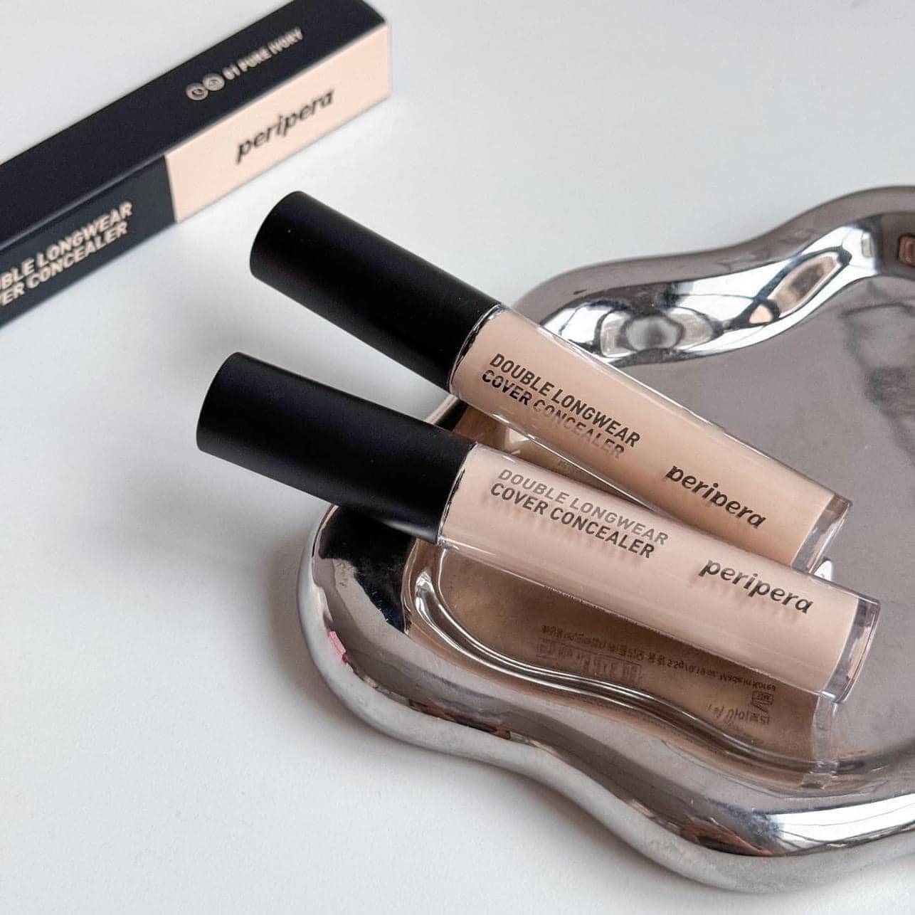 Che Khuyết Điểm Peripera Double Longwear Cover Concealer 5.5g Che Khuyết Điểm Peripera Double Longwear Cover Concealer 5.5g