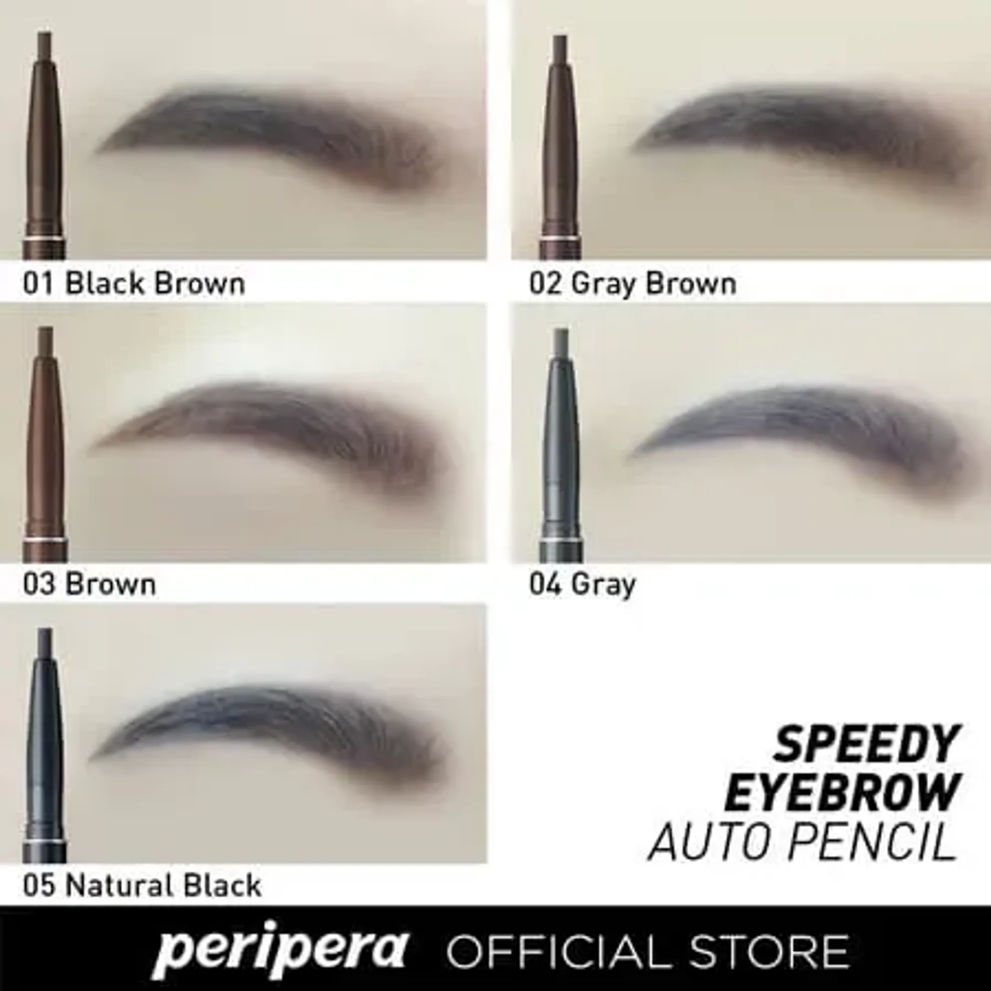 Chì Kẻ Mày Peripera Speedy Eyebrow Auto Pencil 0.14g Chì Kẻ Mày Peripera Speedy Eyebrow Auto Pencil 0.14g