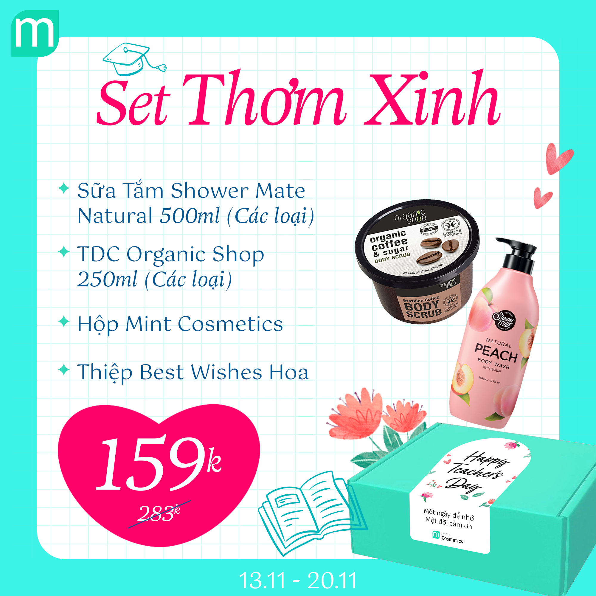 SET QUÀ: SET THƠM XINH