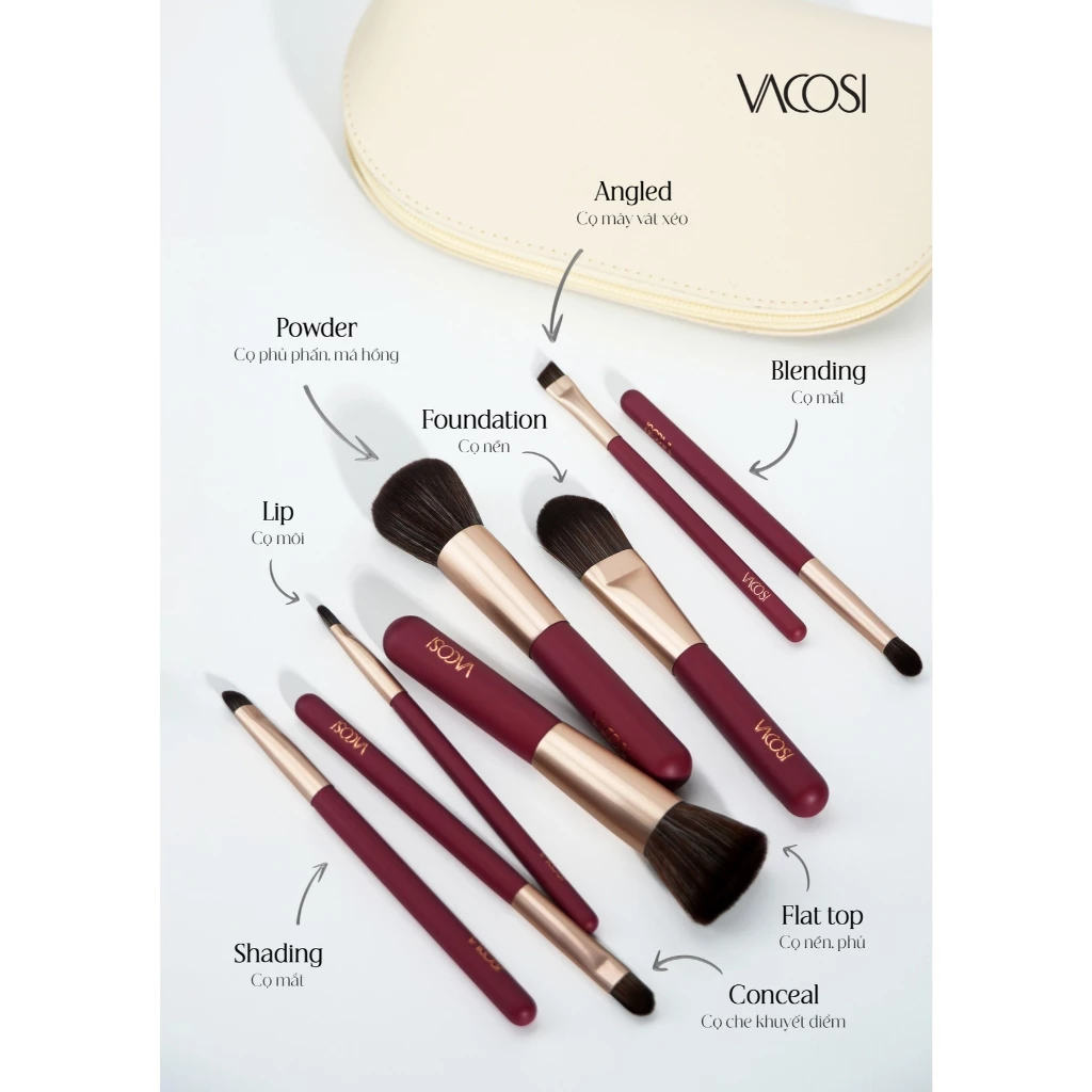 Set Cọ Vacosi 8 cây BC31 Sisterland Brush Set Cọ Vacosi 8 cây BC31 Sisterland Brush