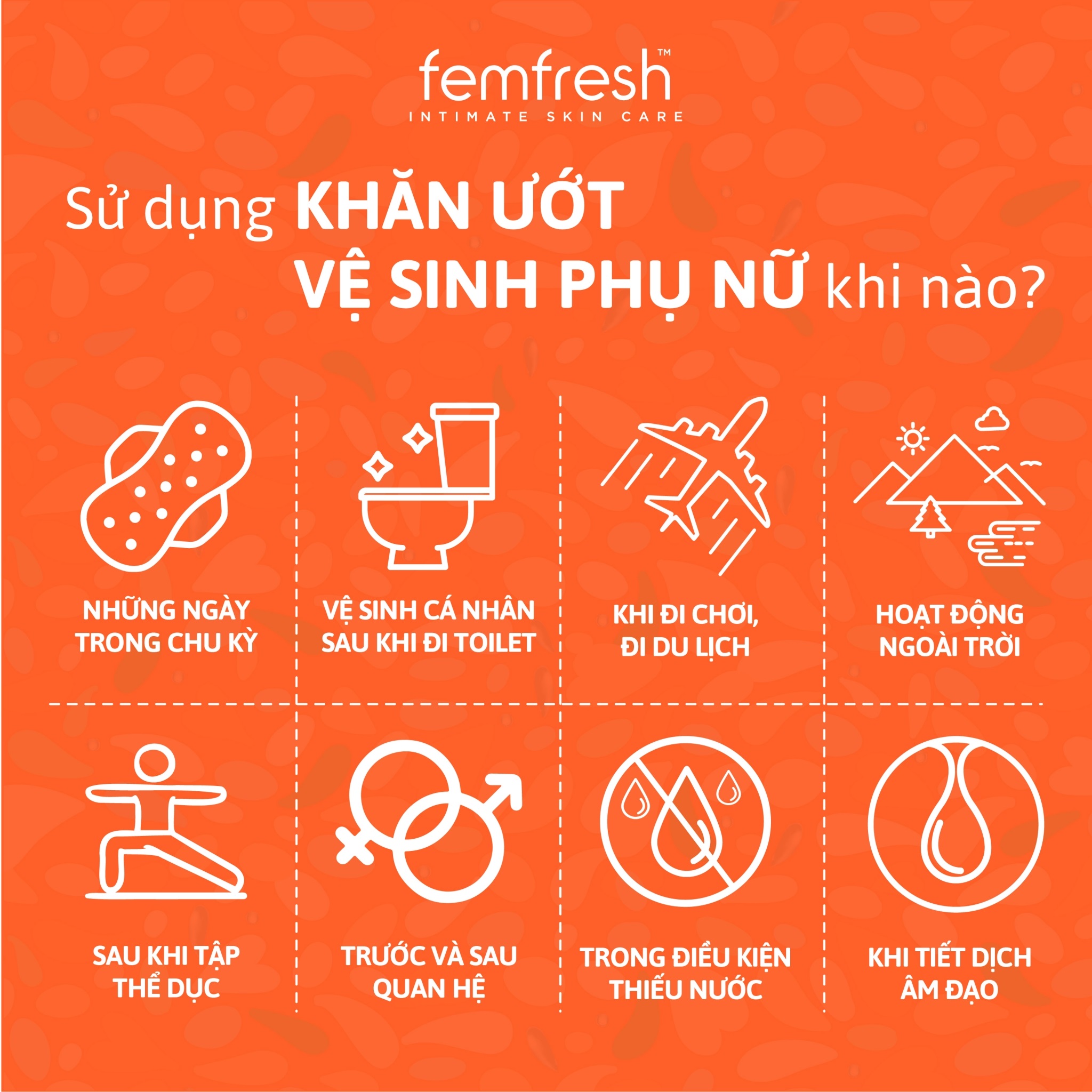 Khăn Ướt Vệ Sinh Vùng Kín Femfresh Daily Wipes 10 miếng Khăn Ướt Vệ Sinh Vùng Kín Femfresh Daily Wipes 10 miếng