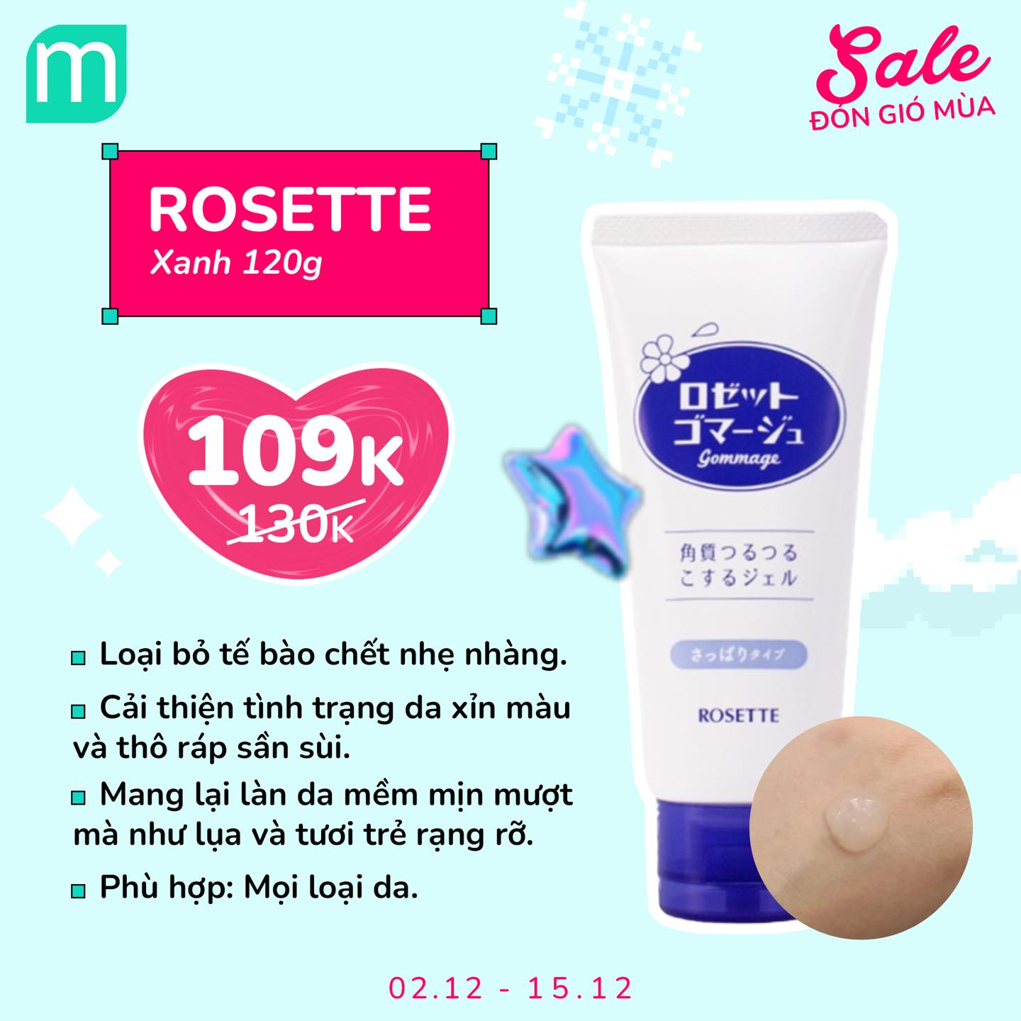 Tẩy da chết on sale 02.12 - 15.12