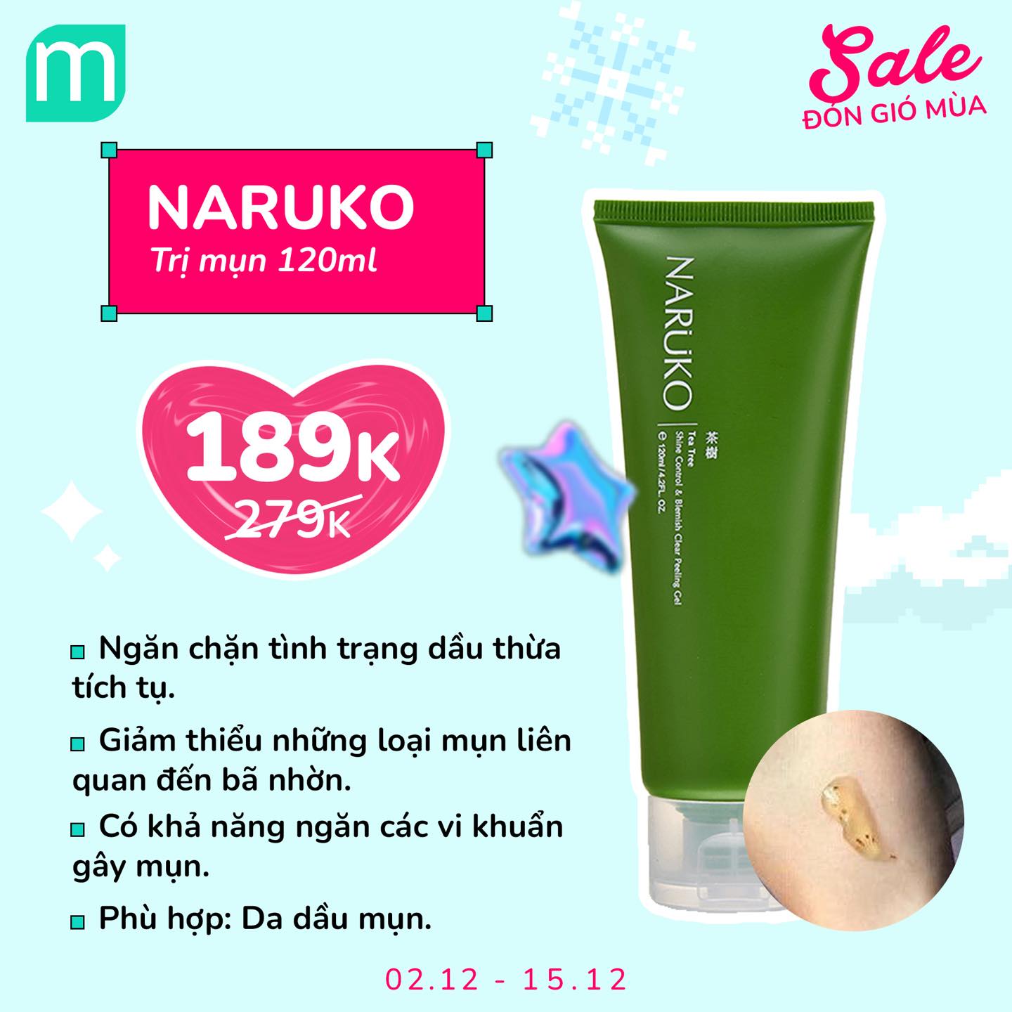 Tẩy da chết on sale 02.12 - 15.12