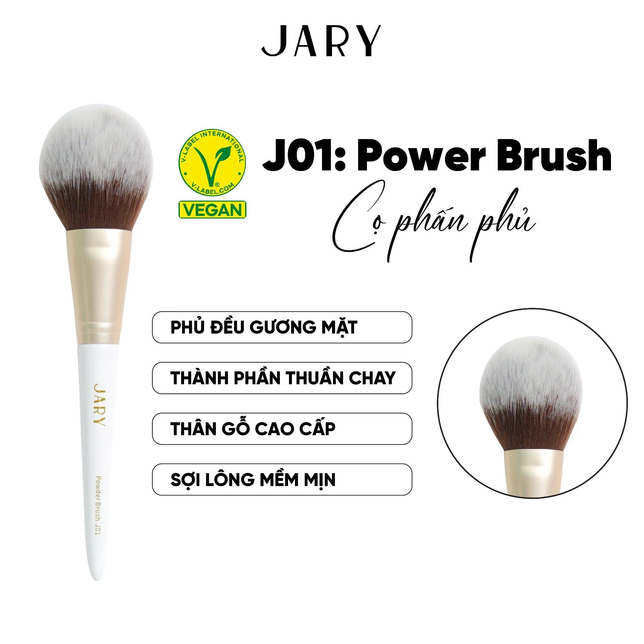 Cọ Trang Điểm Jary Makeup Brush Cọ Trang Điểm Jary Makeup Brush