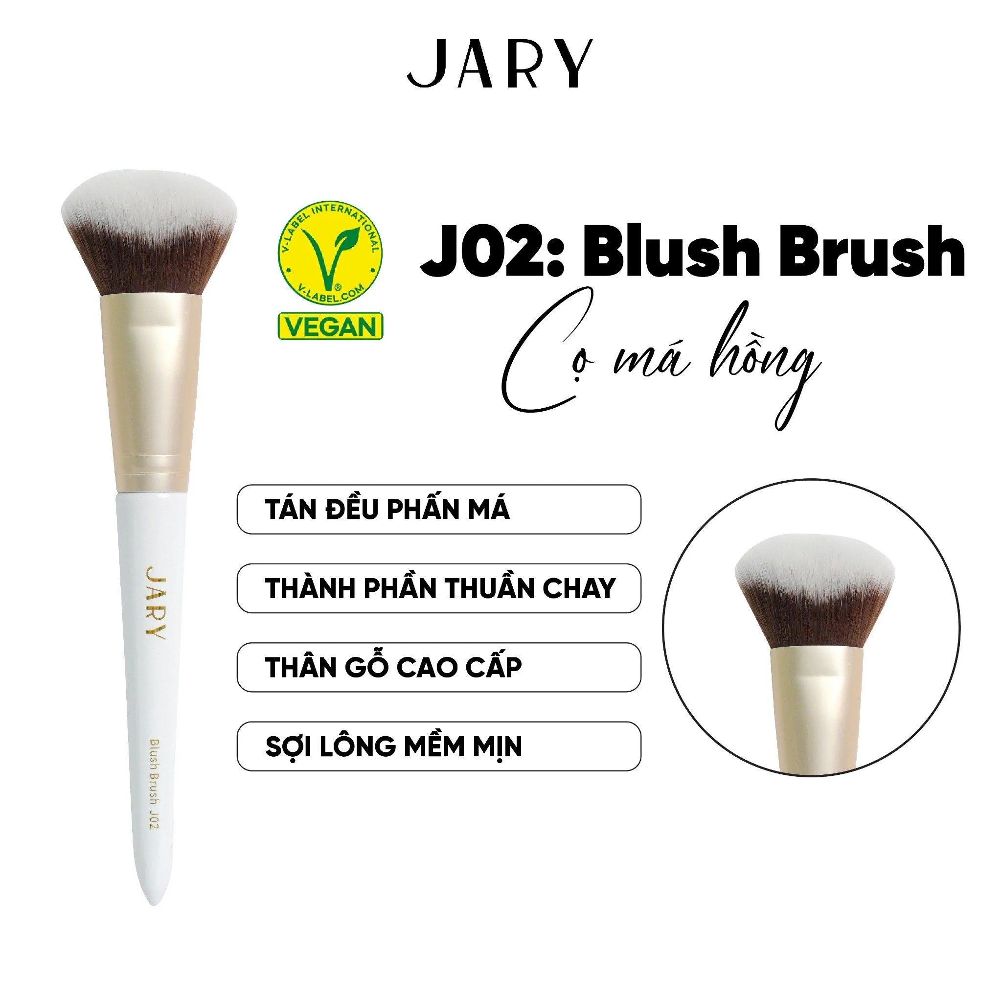 Cọ Trang Điểm Jary Makeup Brush Cọ Trang Điểm Jary Makeup Brush
