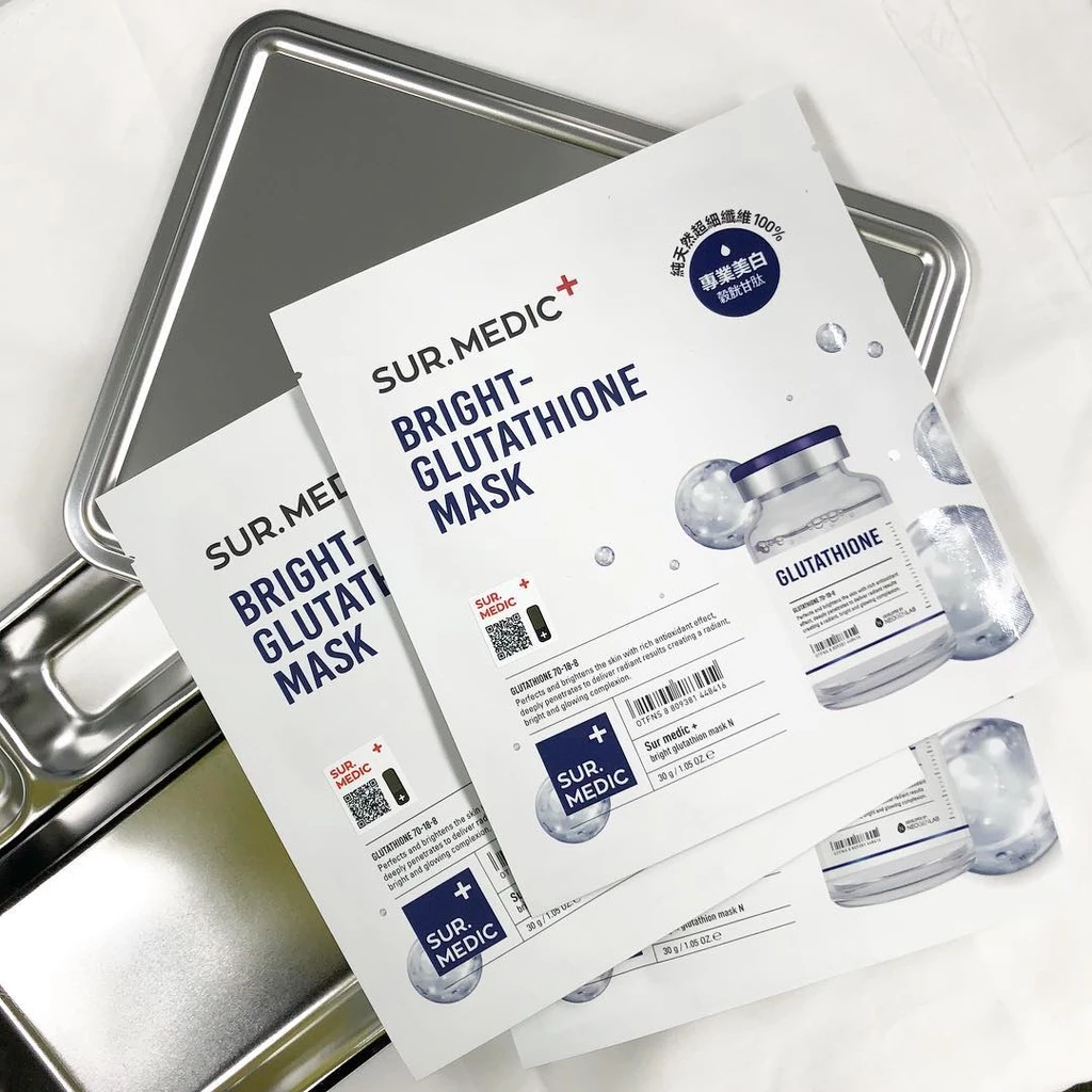 Mt N Sur Medic+ Glutathione 100 Bright Mask 30G - Mint Cosmetics - Save  The Best For You!