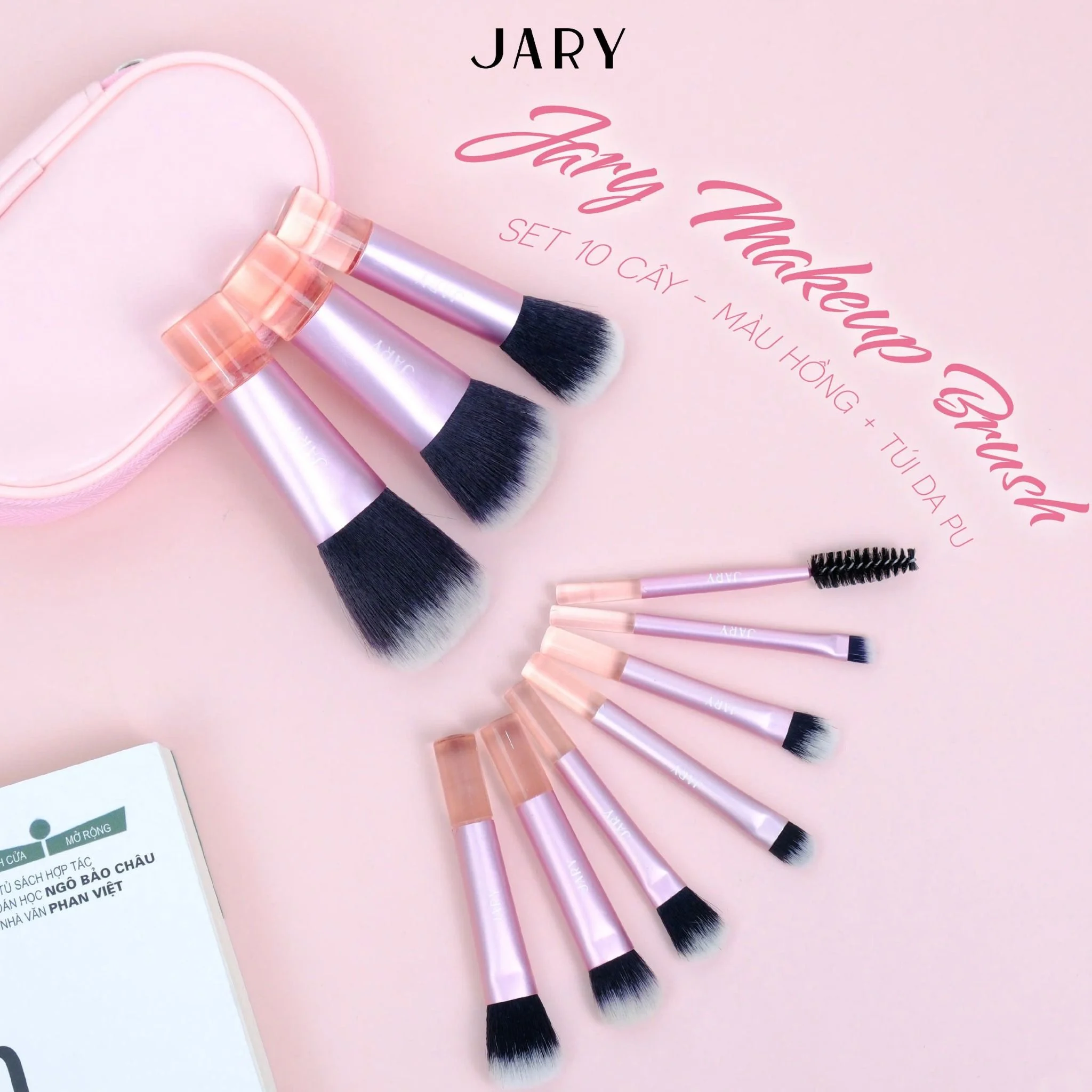 Set Cọ Trang điểm Jary Makeup Brush 10 Cây Set Cọ Trang điểm Jary Makeup Brush 10 Cây