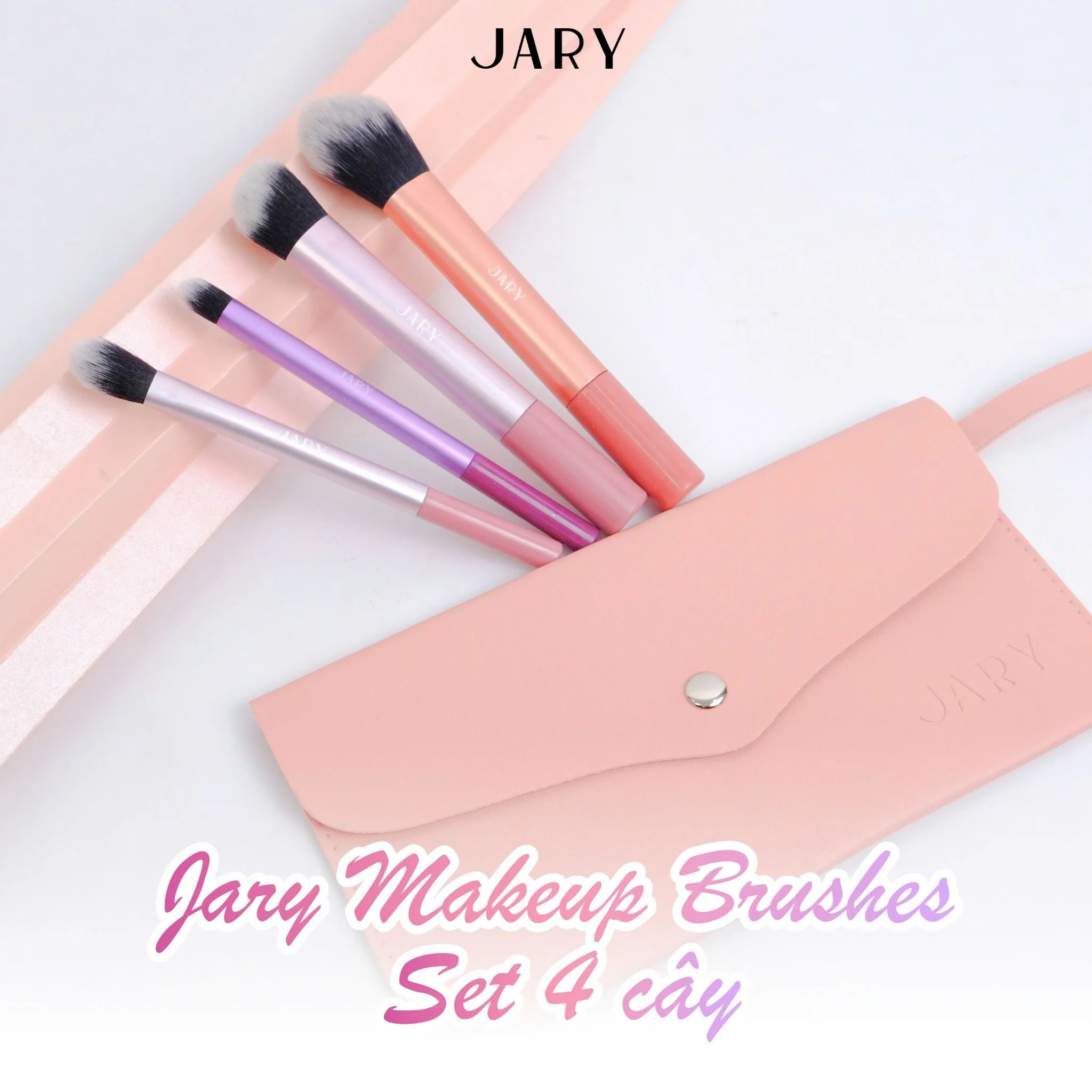 Set Cọ Trang điểm Jary Makeup Brush 4 Cây Set Cọ Trang điểm Jary Makeup Brush 4 Cây