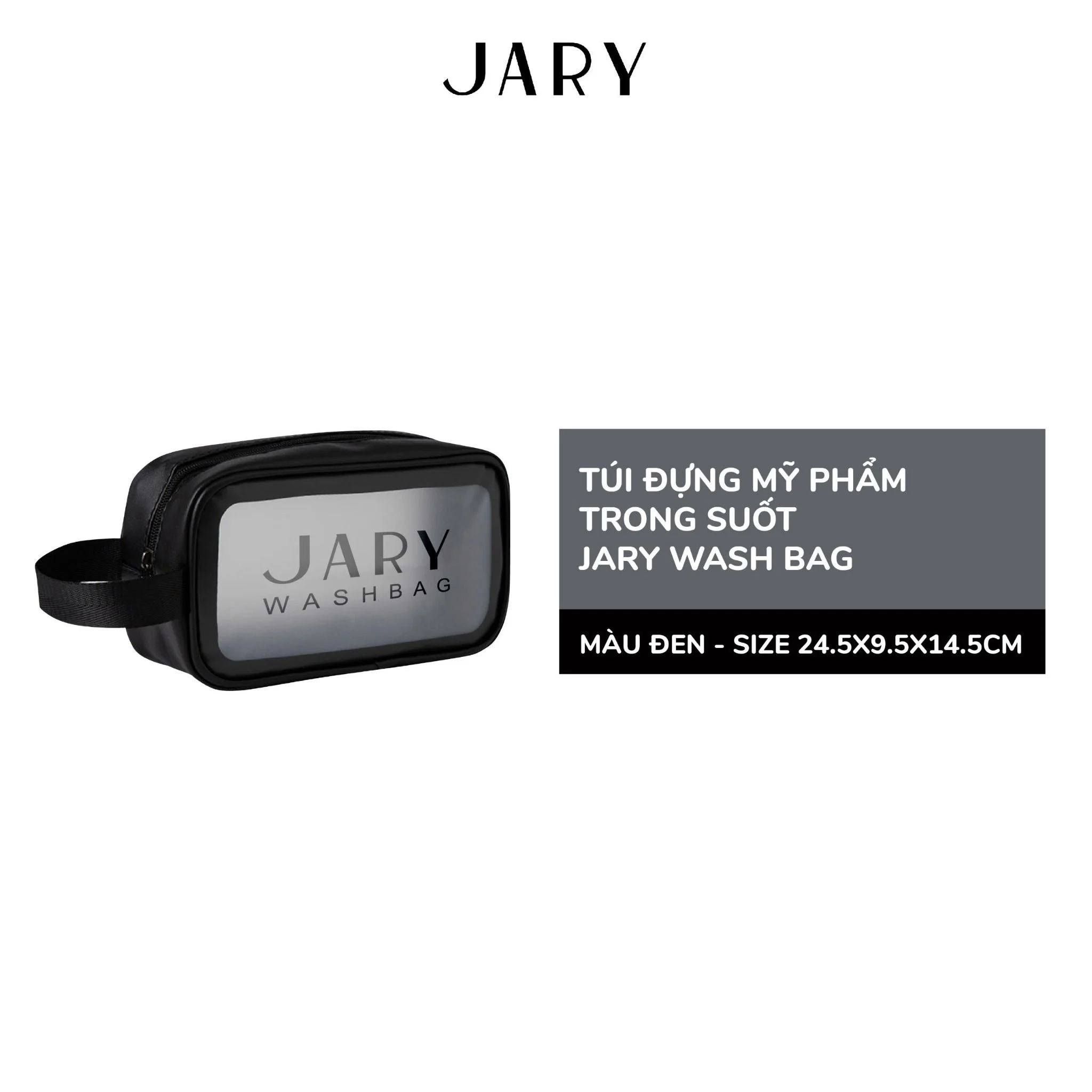 Túi Đựng Mỹ Phẩm Trong Suốt Jary Wash Bag Túi Đựng Mỹ Phẩm Trong Suốt Jary Wash Bag