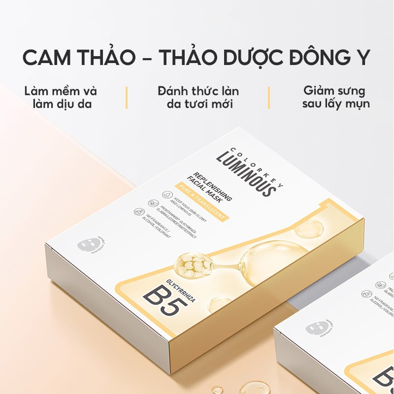 Mặt Nạ Colorkey Luminous B5 Facial Mask 25ml