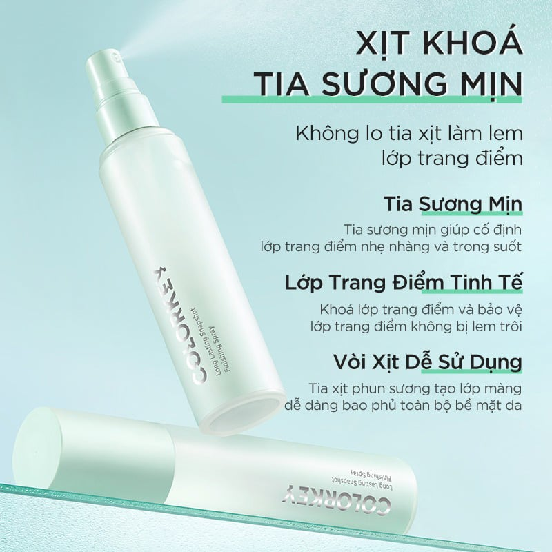 Xịt Khoá Makeup Colorkey Long Lasting Snapshot Finishing Spray 100ml