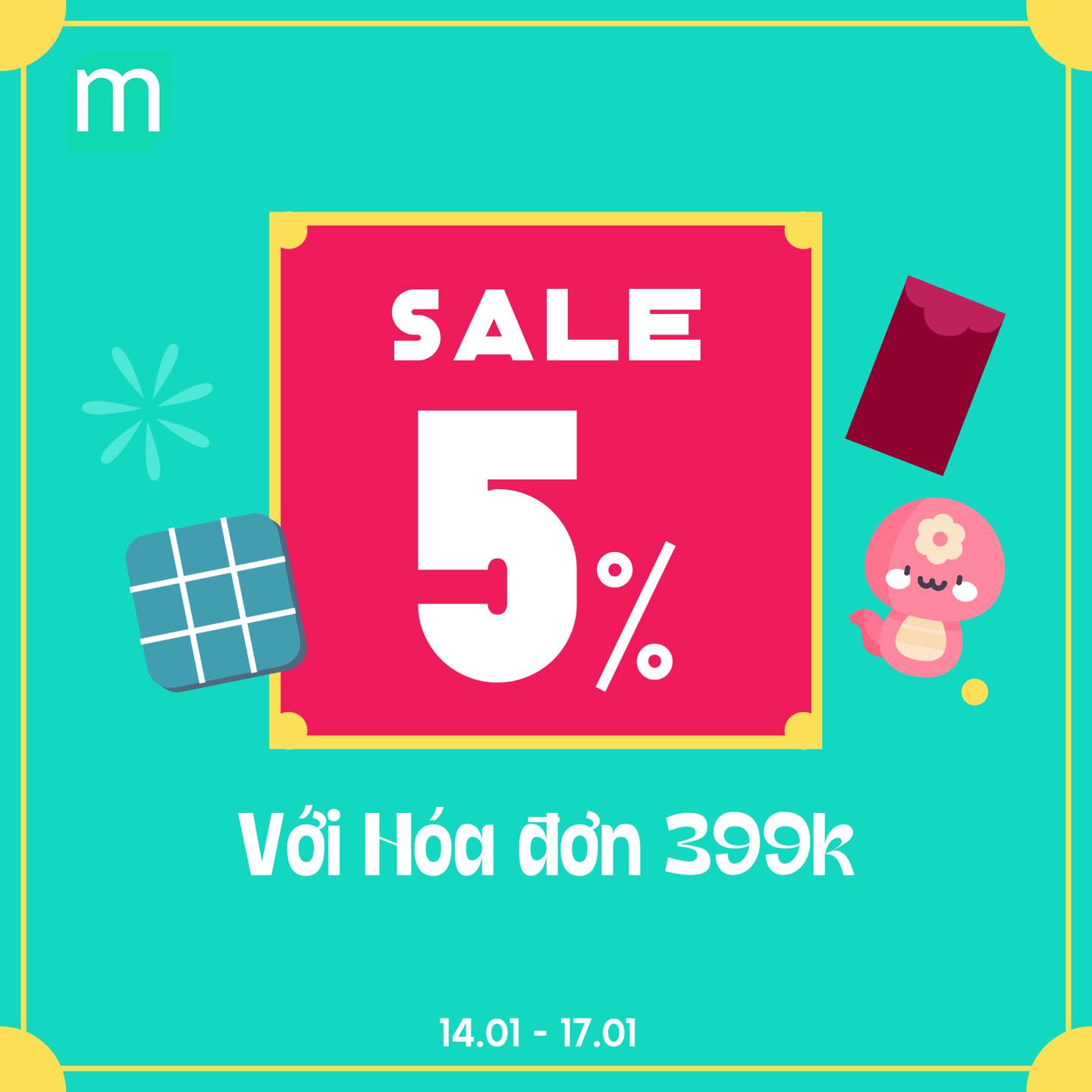 ĐÓN TẾT SALE HẾT - Lên tới 15%