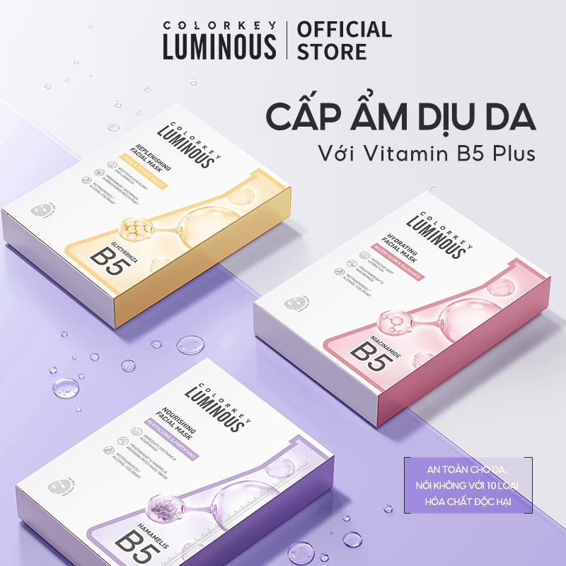 Mặt Nạ Colorkey Luminous B5 Facial Mask 25ml