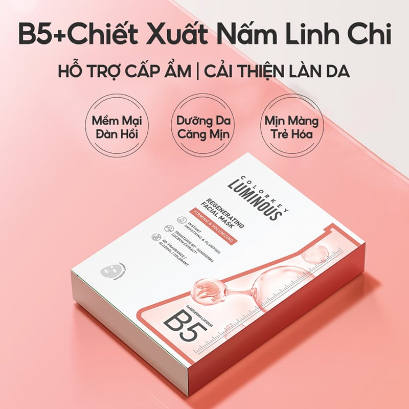 Mặt Nạ Colorkey Luminous B5 Facial Mask 25ml