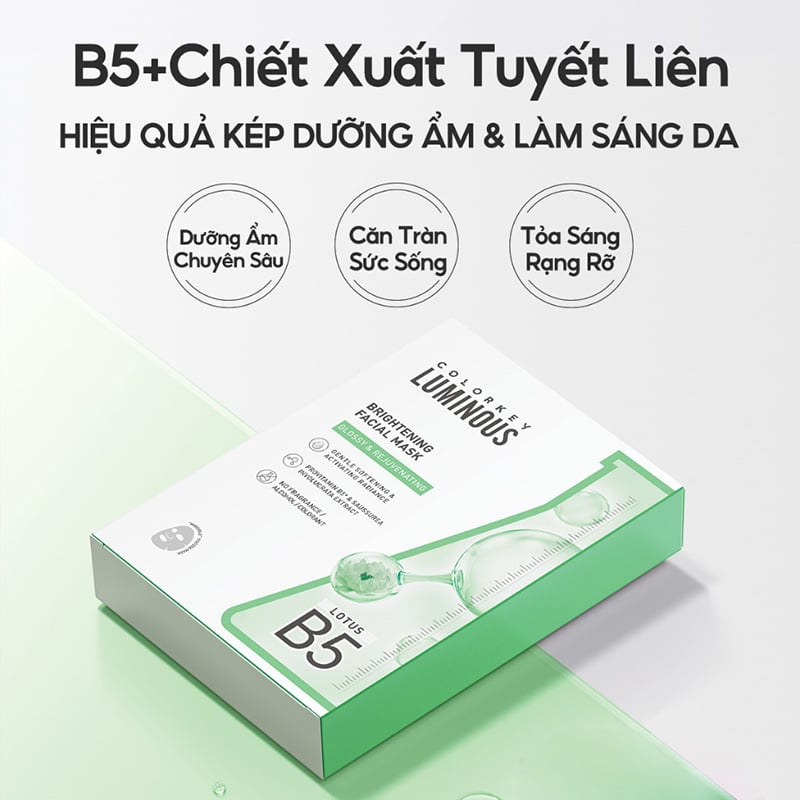 Mặt Nạ Colorkey Luminous B5 Facial Mask 25ml