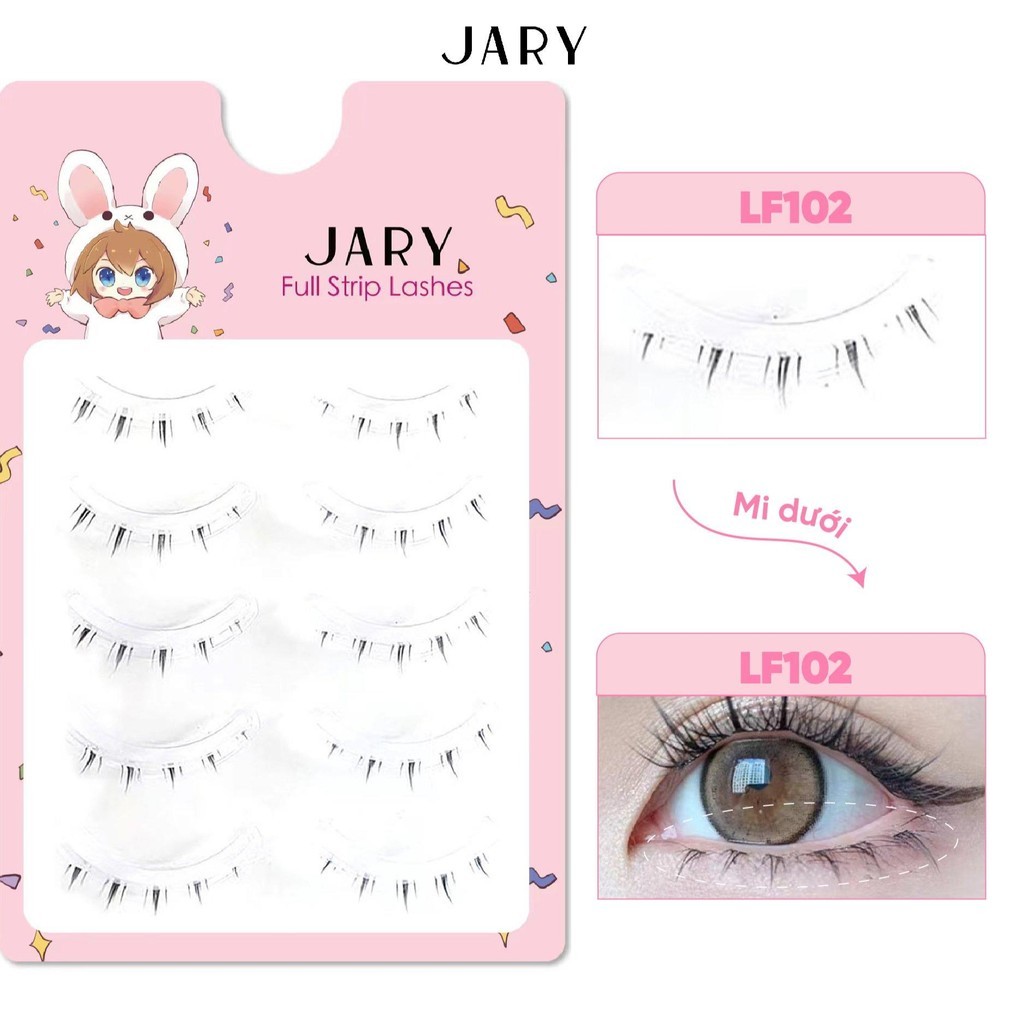 Lông Mi Giả Jary Full Strip Lashes Lông Mi Giả Jary Full Strip Lashes