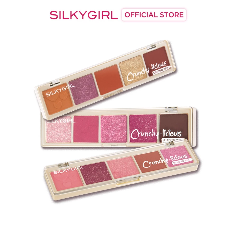 Bảng Phấn Mắt Silkygirl Crunchy Licious 10g