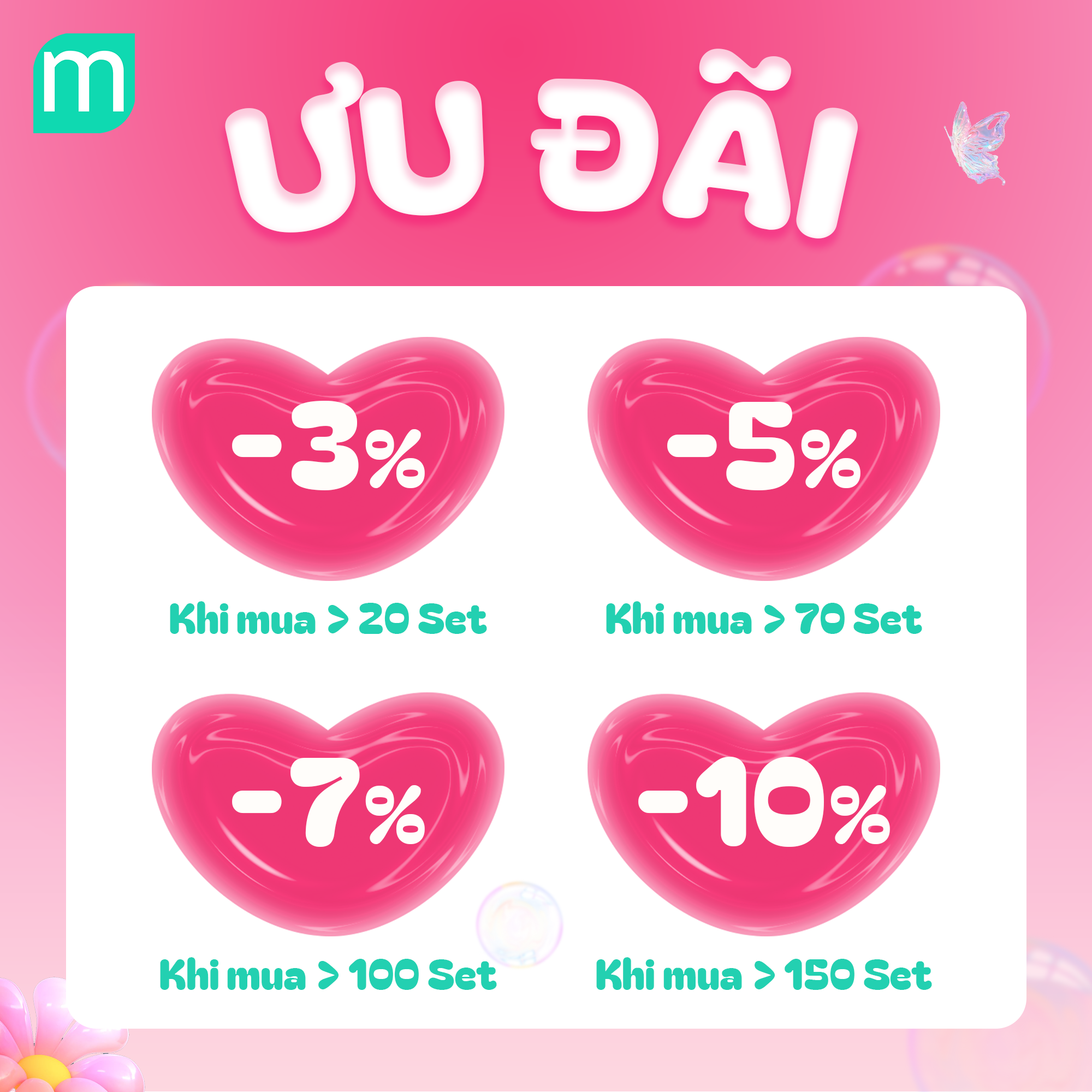 TẤT CẢ YÊU THƯƠNG – TẶNG NỬA THẾ GIỚI – SET QUÀ 8/3
