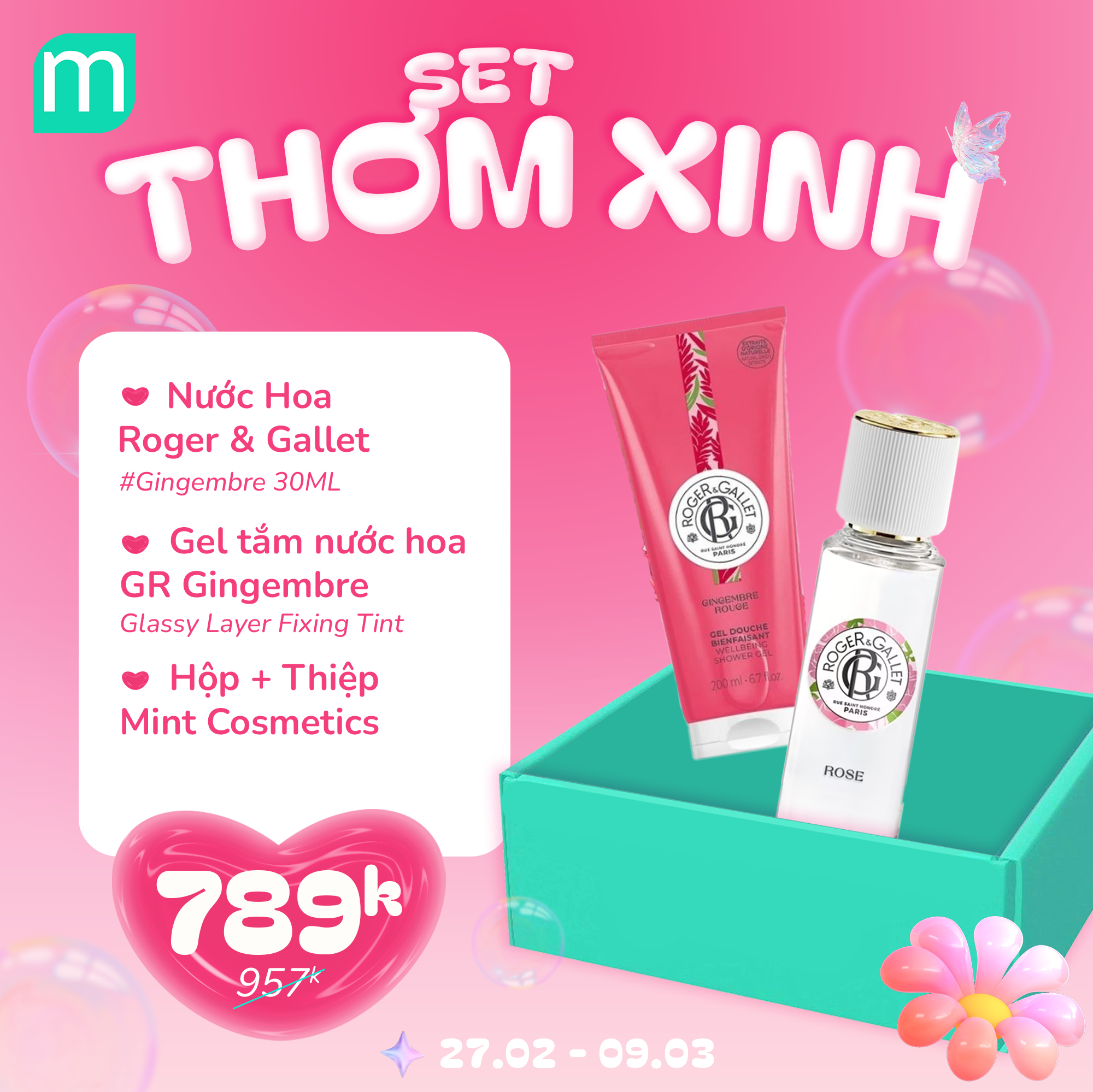 TẤT CẢ YÊU THƯƠNG – TẶNG NỬA THẾ GIỚI – SET QUÀ 8/3