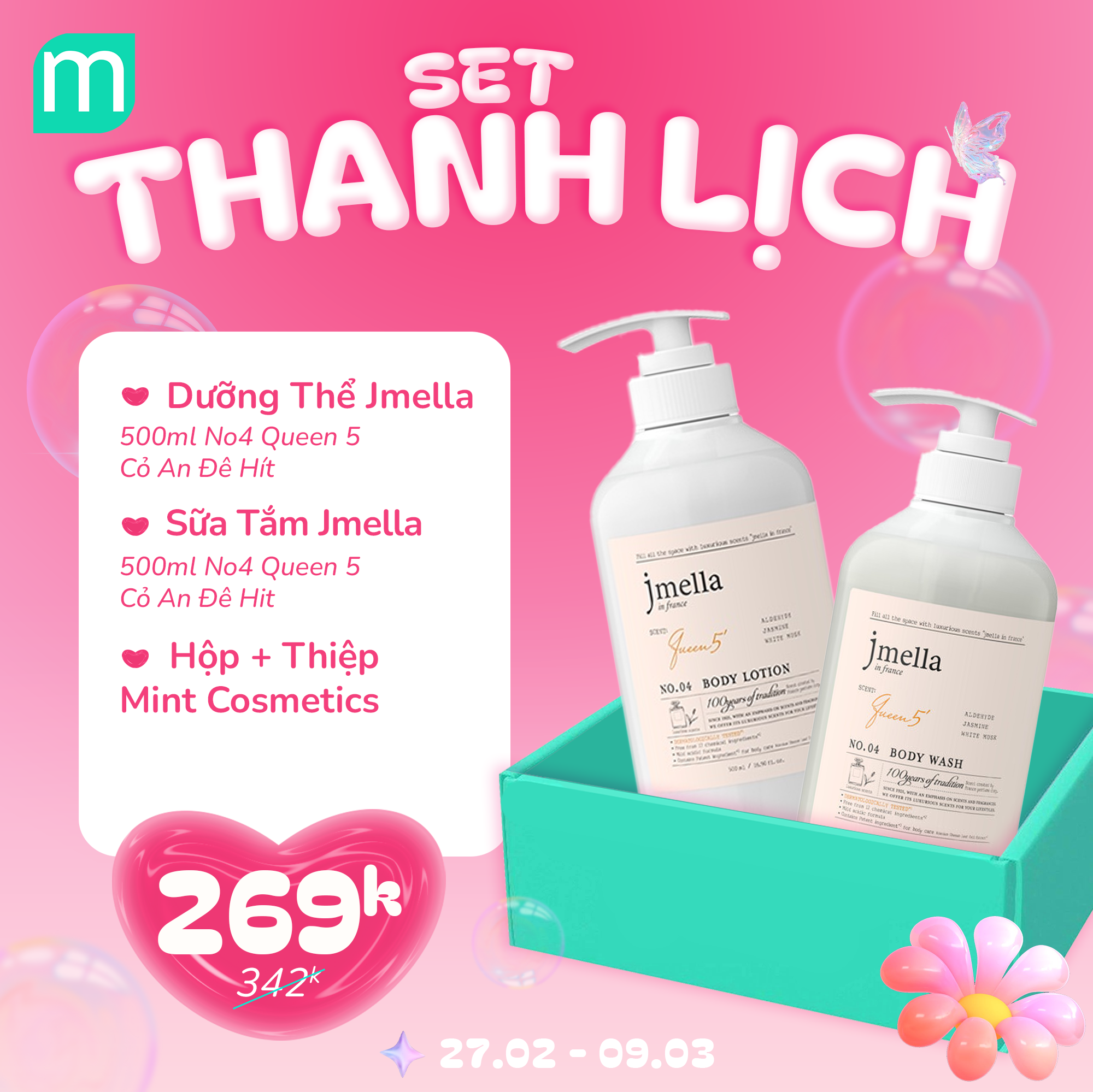 TẤT CẢ YÊU THƯƠNG – TẶNG NỬA THẾ GIỚI – SET QUÀ 8/3