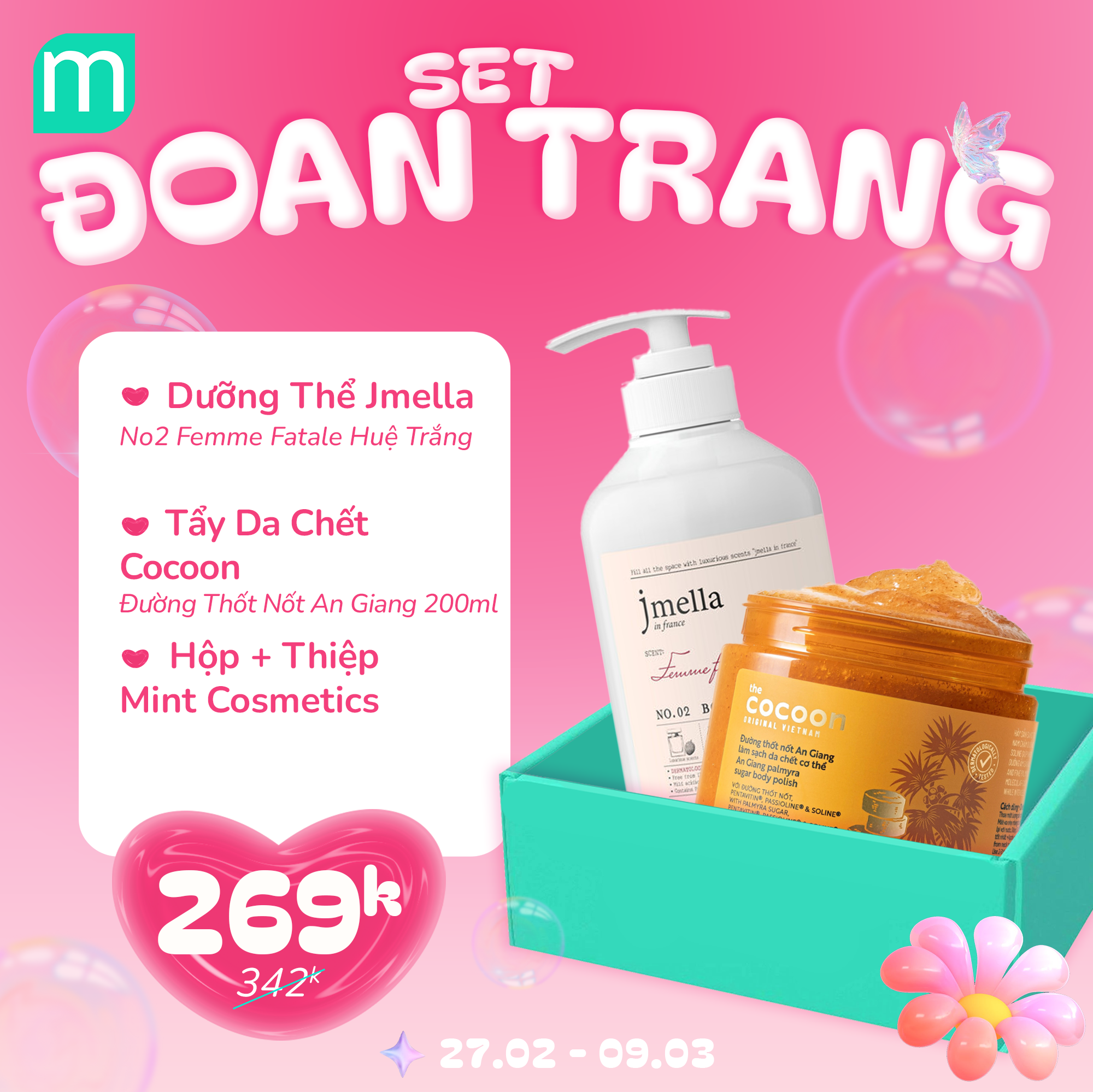 TẤT CẢ YÊU THƯƠNG – TẶNG NỬA THẾ GIỚI – SET QUÀ 8/3