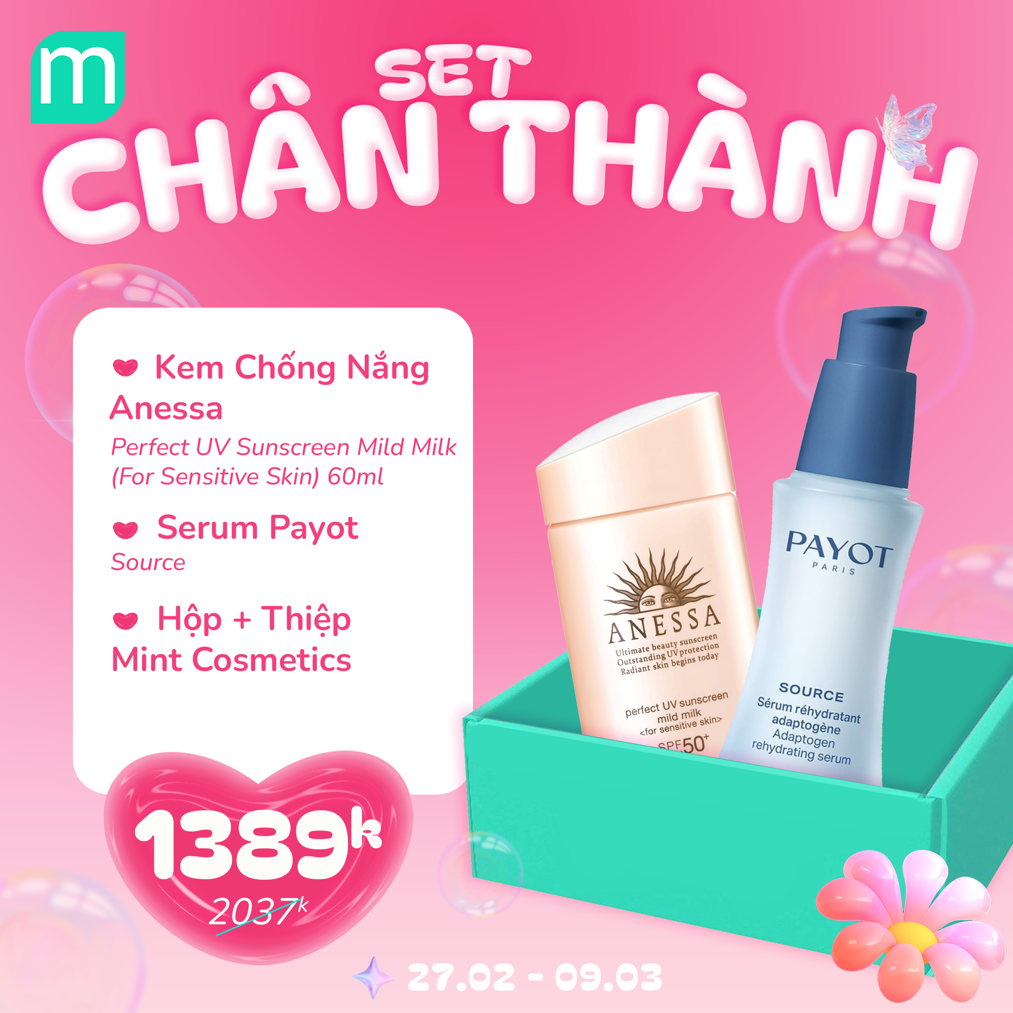 TẤT CẢ YÊU THƯƠNG – TẶNG NỬA THẾ GIỚI – SET QUÀ 8/3