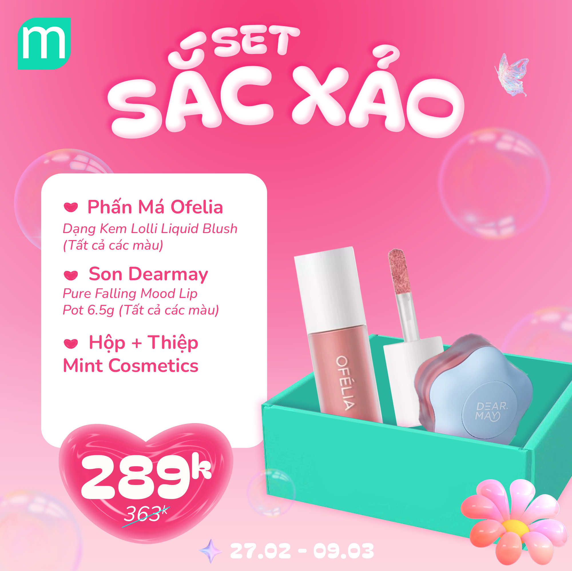 TẤT CẢ YÊU THƯƠNG – TẶNG NỬA THẾ GIỚI – SET QUÀ 8/3