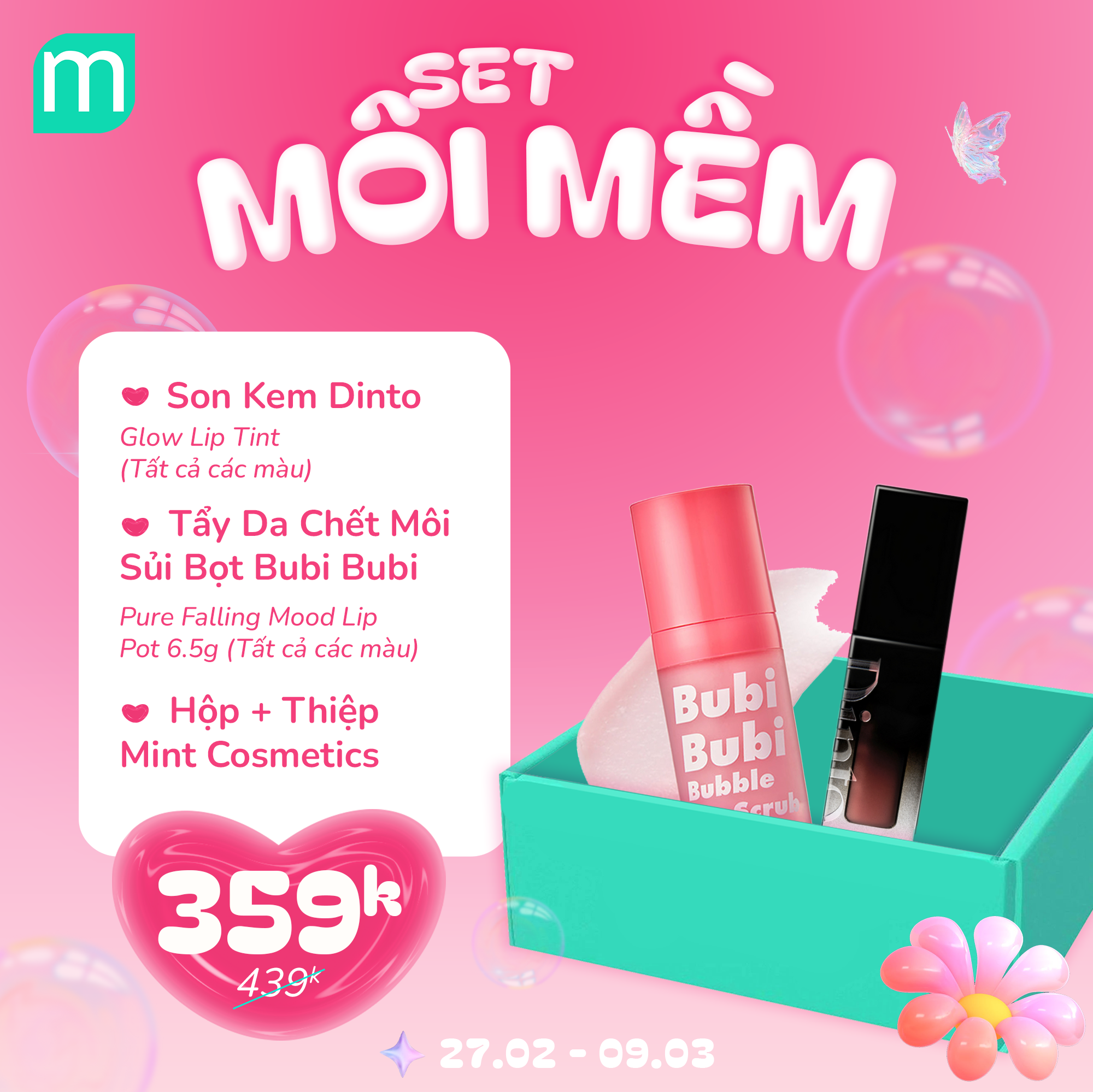 TẤT CẢ YÊU THƯƠNG – TẶNG NỬA THẾ GIỚI – SET QUÀ 8/3