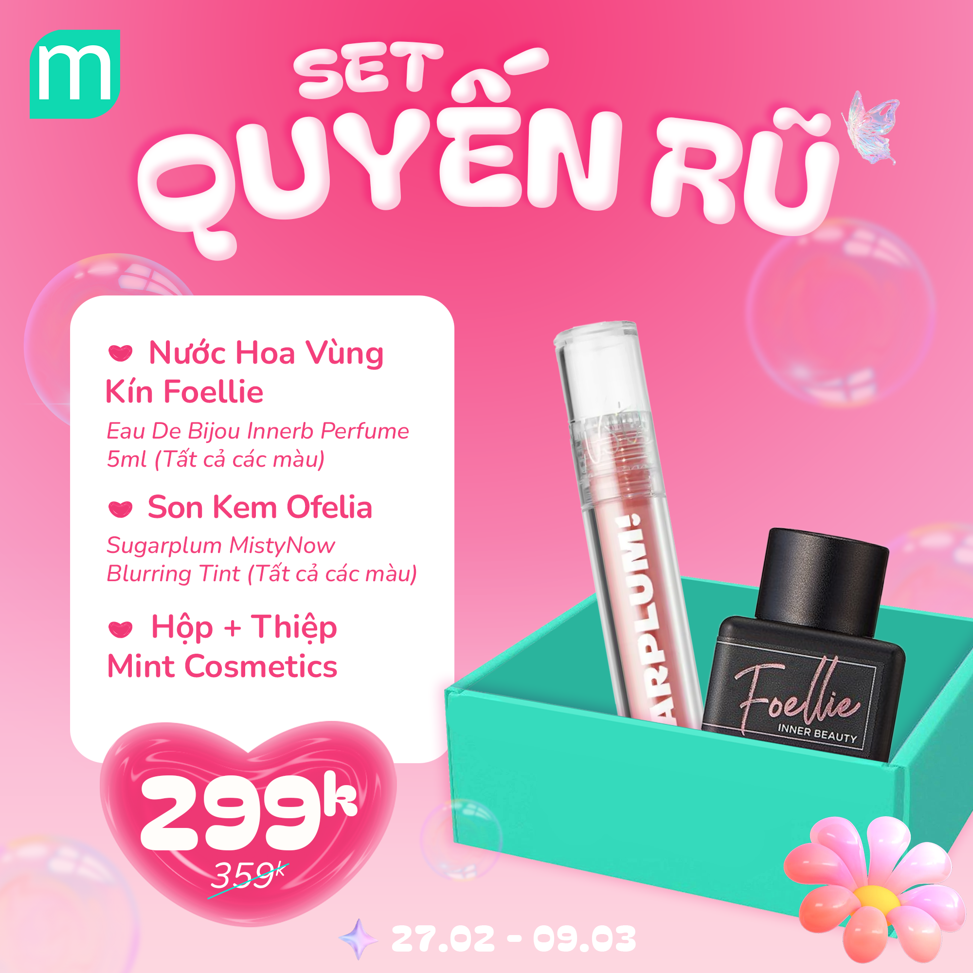 TẤT CẢ YÊU THƯƠNG – TẶNG NỬA THẾ GIỚI – SET QUÀ 8/3