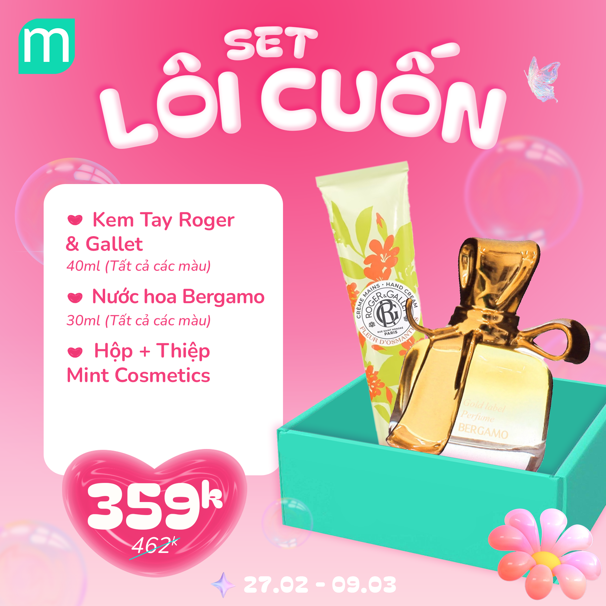 TẤT CẢ YÊU THƯƠNG – TẶNG NỬA THẾ GIỚI – SET QUÀ 8/3