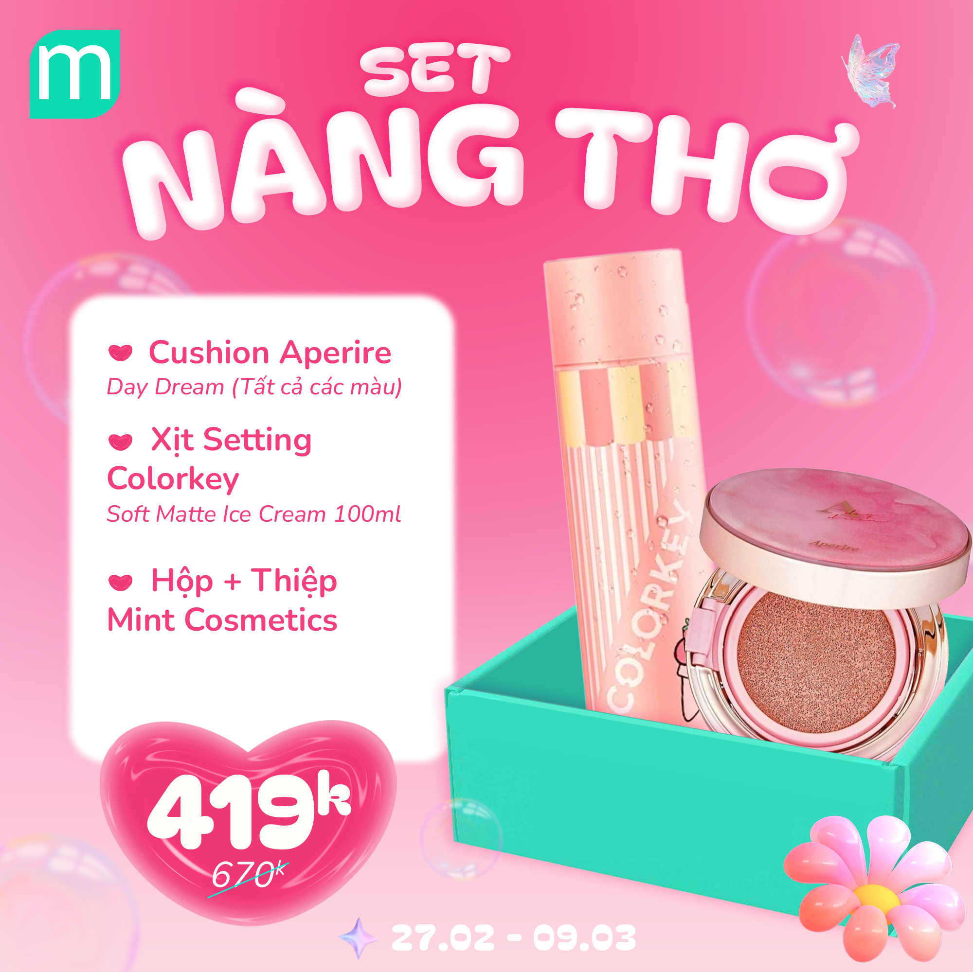 TẤT CẢ YÊU THƯƠNG – TẶNG NỬA THẾ GIỚI – SET QUÀ 8/3