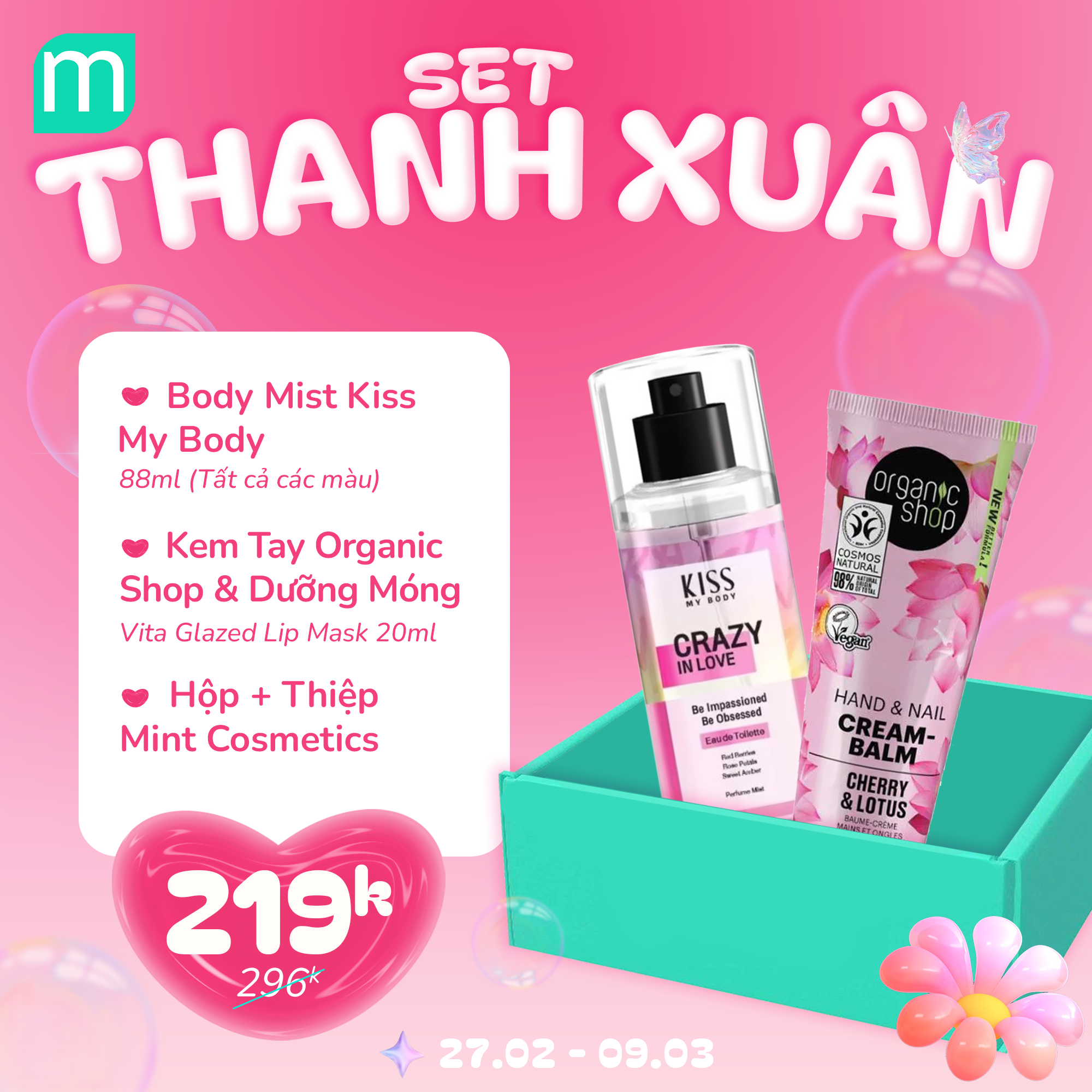TẤT CẢ YÊU THƯƠNG – TẶNG NỬA THẾ GIỚI – SET QUÀ 8/3