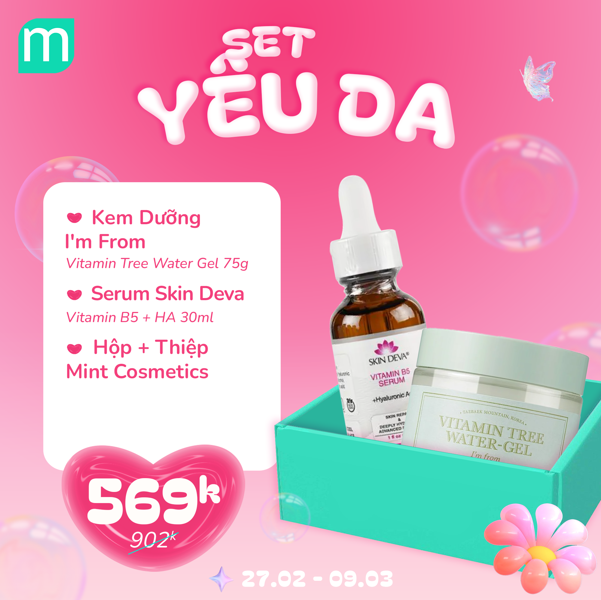 TẤT CẢ YÊU THƯƠNG – TẶNG NỬA THẾ GIỚI – SET QUÀ 8/3