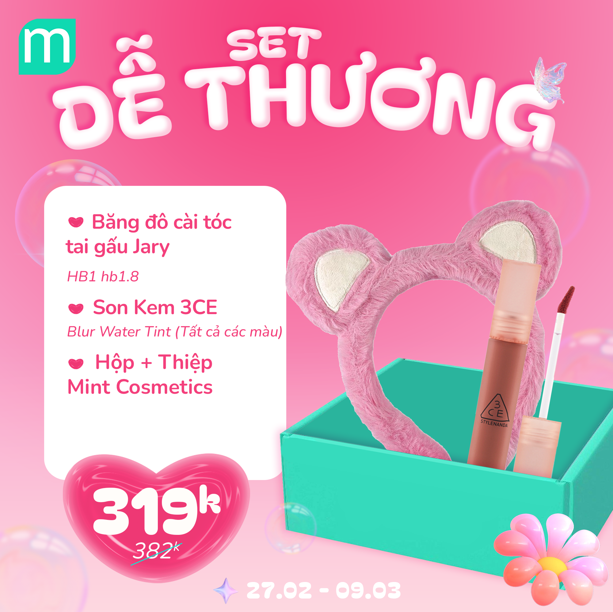 TẤT CẢ YÊU THƯƠNG – TẶNG NỬA THẾ GIỚI – SET QUÀ 8/3