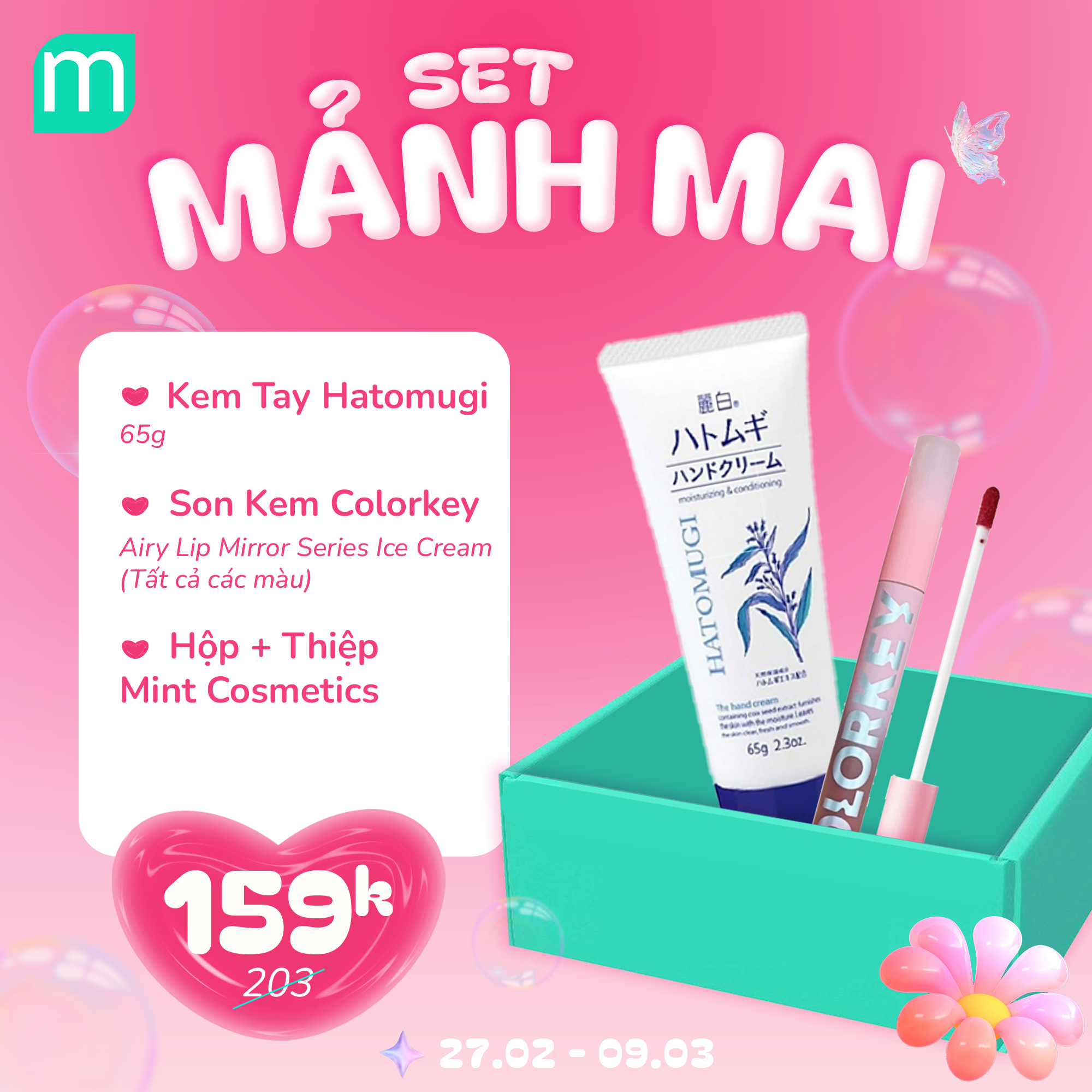 TẤT CẢ YÊU THƯƠNG – TẶNG NỬA THẾ GIỚI – SET QUÀ 8/3