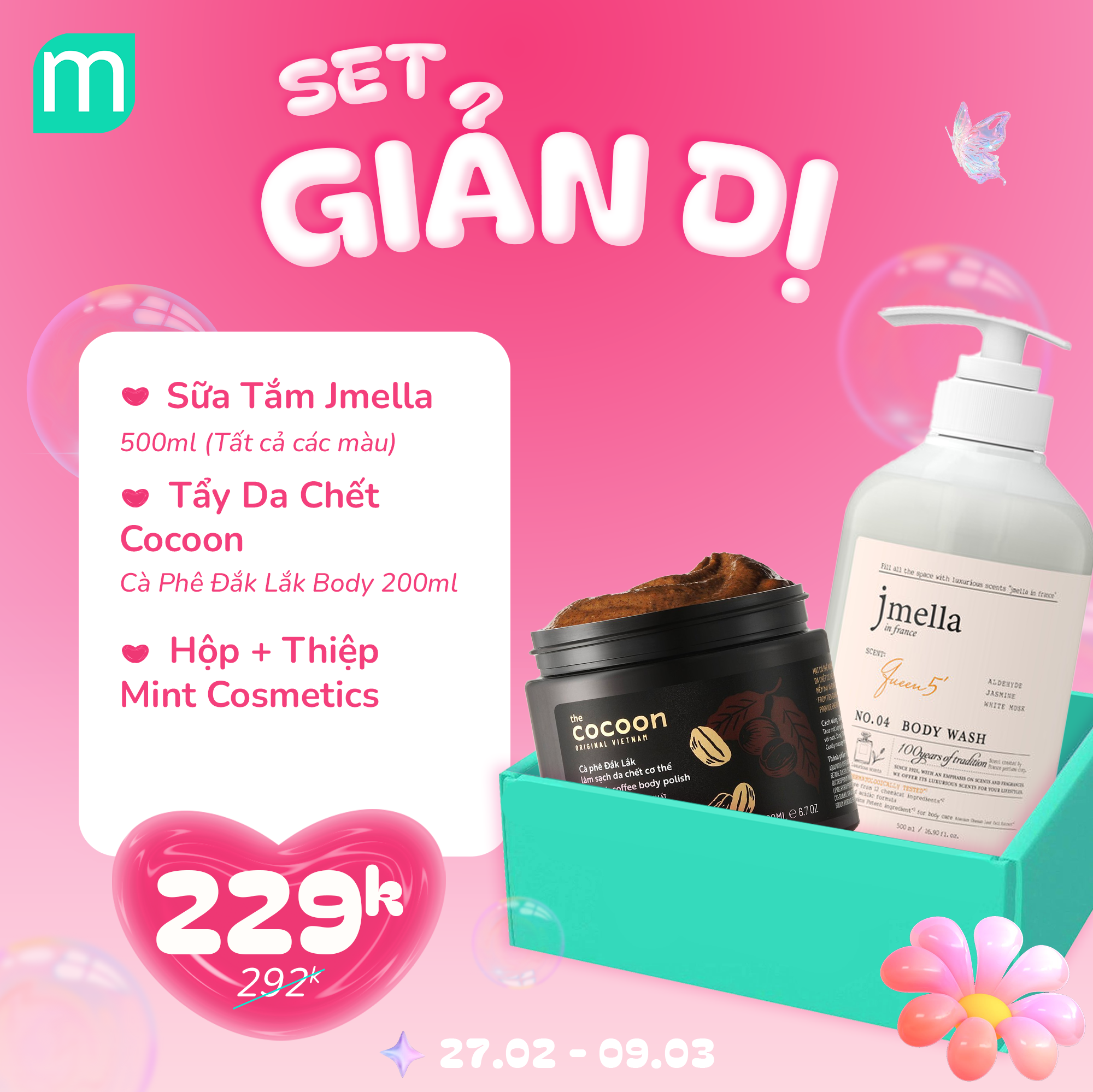 TẤT CẢ YÊU THƯƠNG – TẶNG NỬA THẾ GIỚI – SET QUÀ 8/3