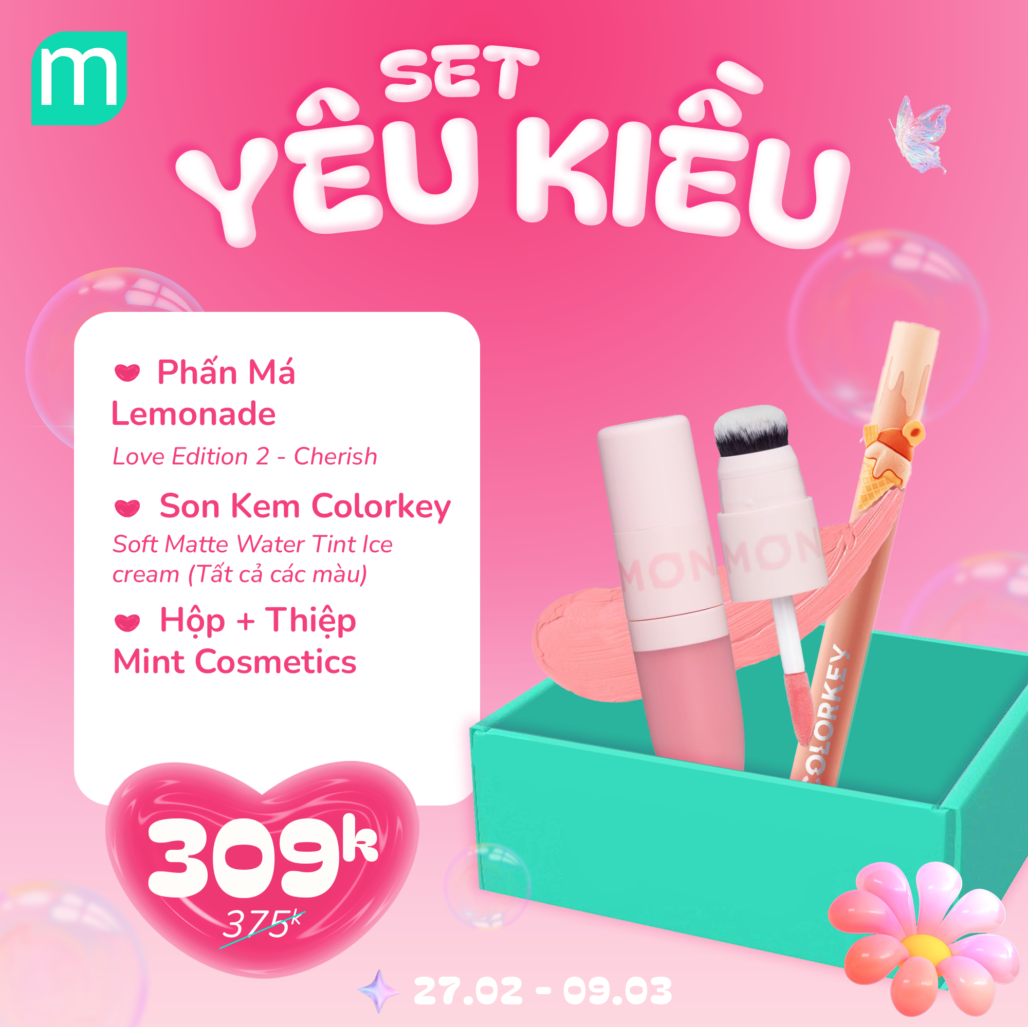 TẤT CẢ YÊU THƯƠNG – TẶNG NỬA THẾ GIỚI – SET QUÀ 8/3