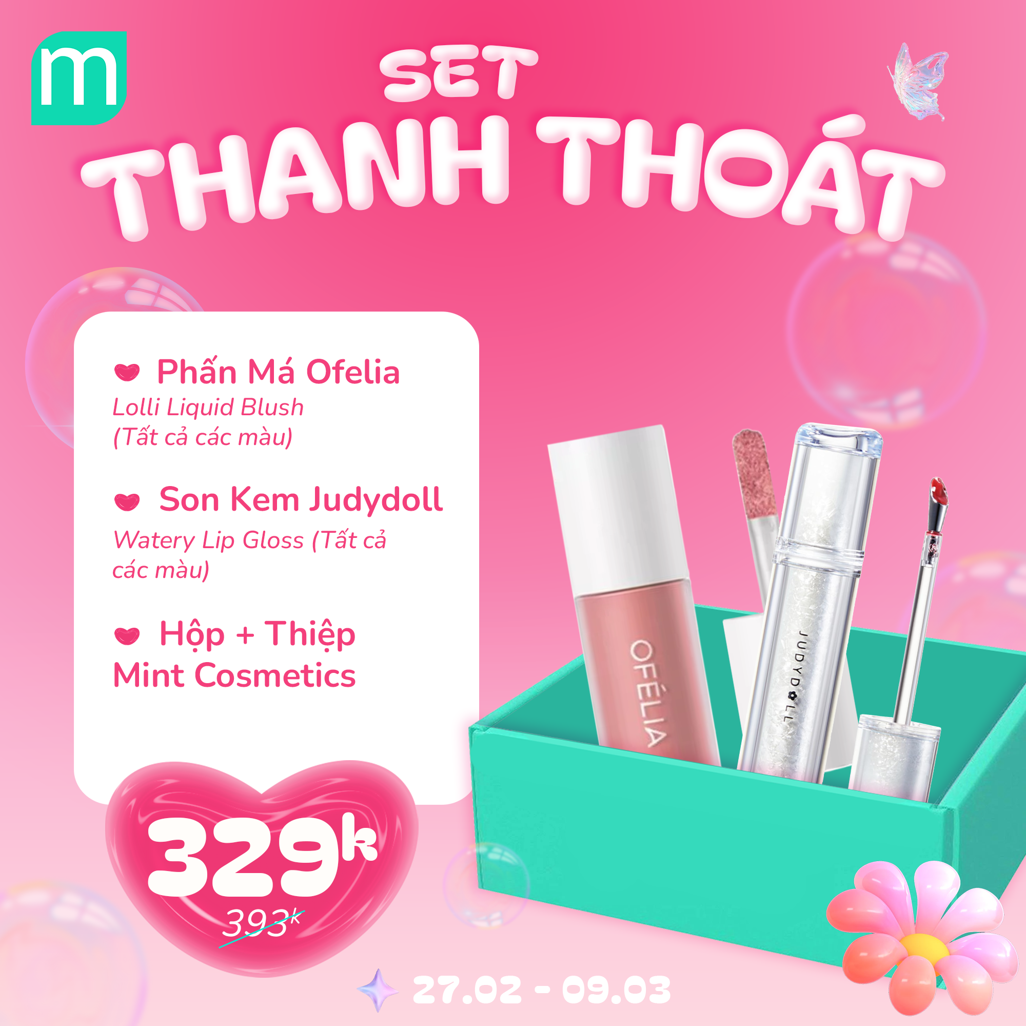 TẤT CẢ YÊU THƯƠNG – TẶNG NỬA THẾ GIỚI – SET QUÀ 8/3