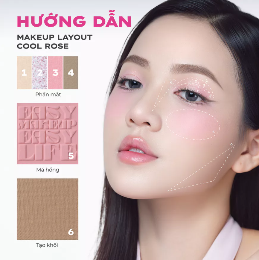 Bảng Mắt Lemonade Aesthetic Multi-task Palette 10.8g Bảng Mắt Lemonade Aesthetic Multi-task Palette 10.8g