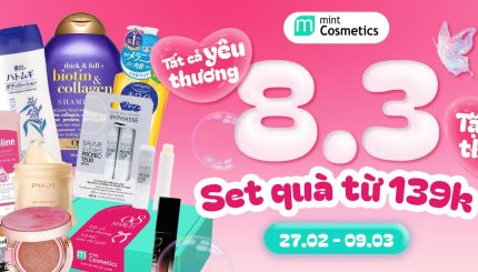 TẤT CẢ YÊU THƯƠNG – TẶNG NỬA THẾ GIỚI – SET QUÀ 8/3