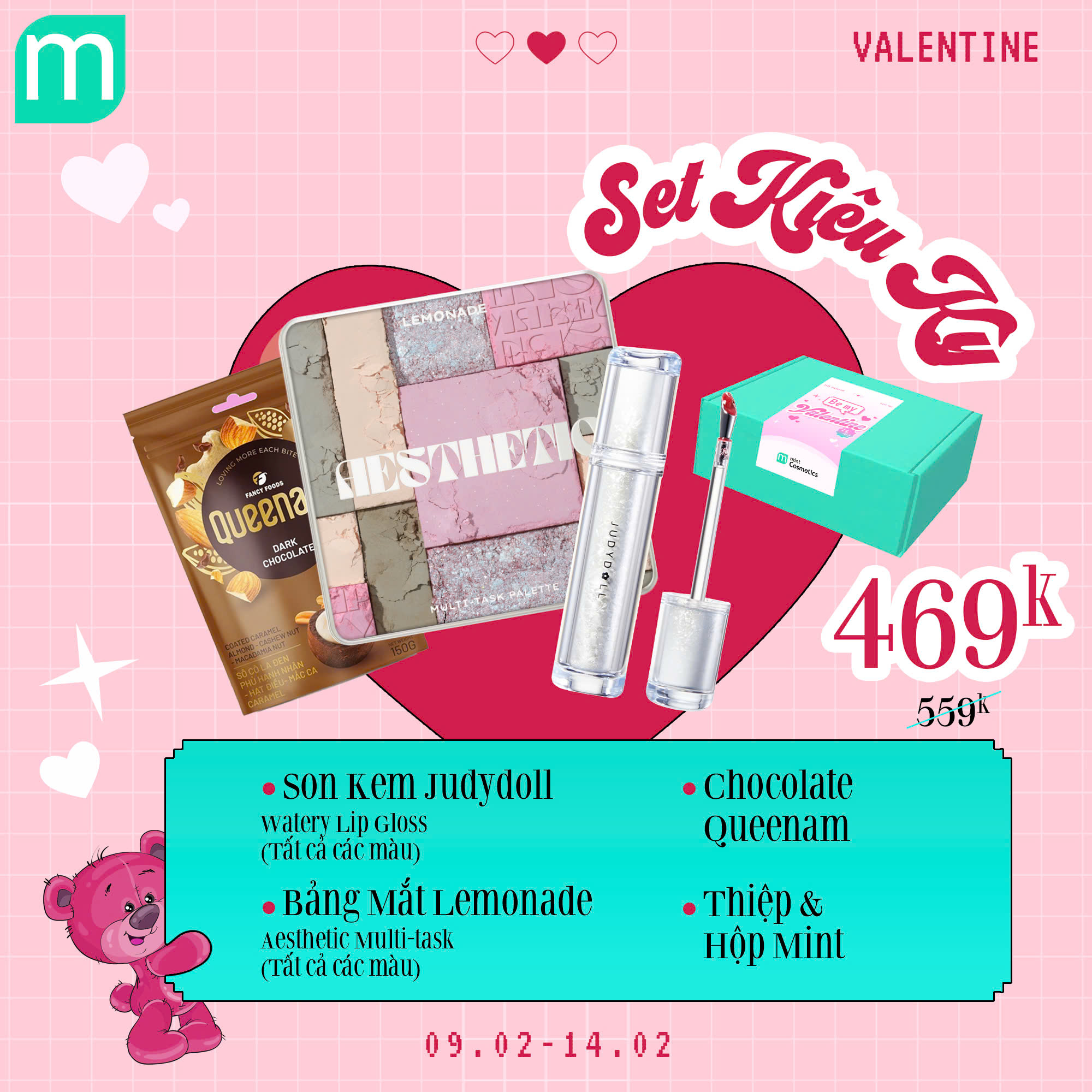 SET QUÀ VALENTINE: SET KIÊU KỲ SET QUÀ VALENTINE: SET KIÊU KỲ