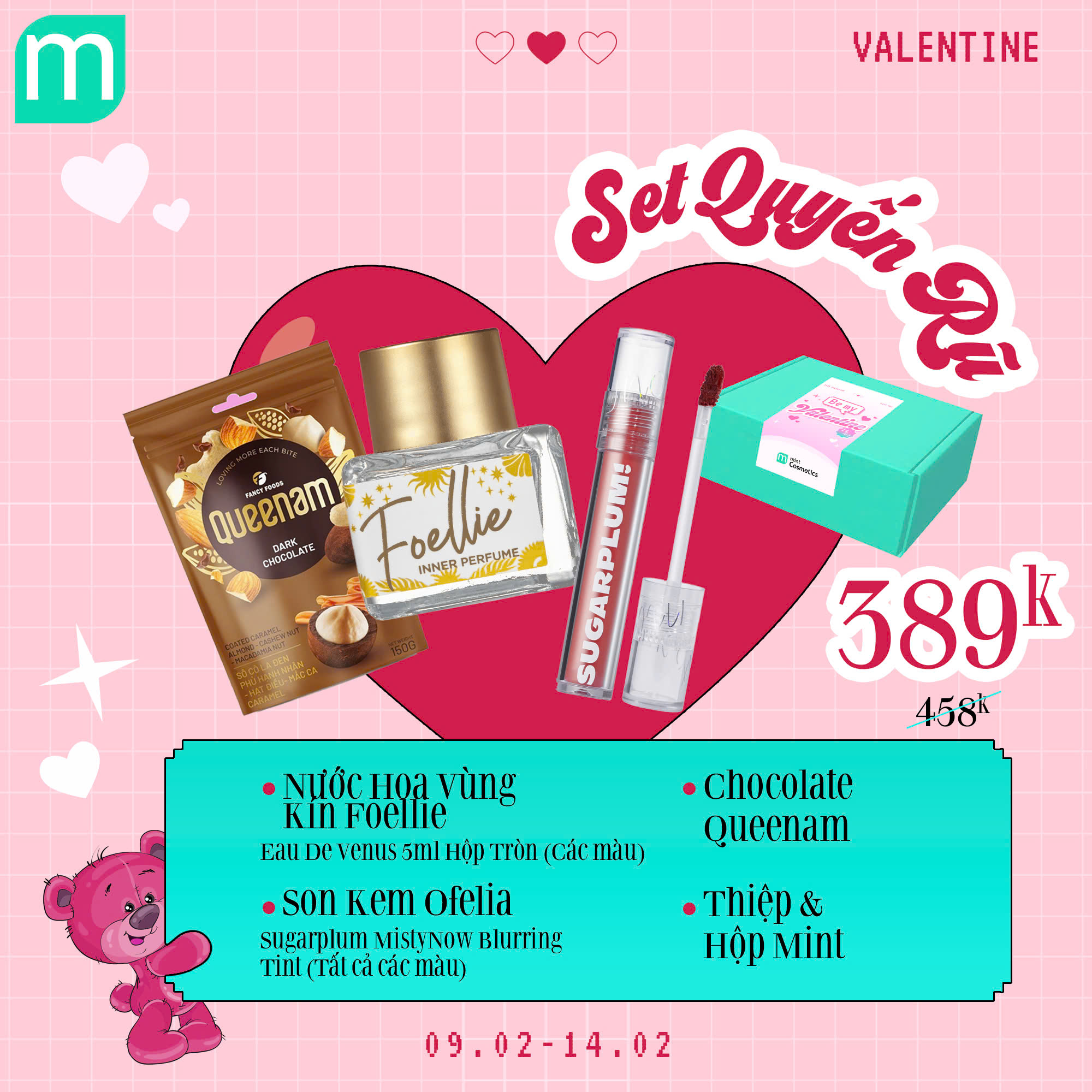 SET QUÀ VALENTINE: SET QUYẾN RŨ
