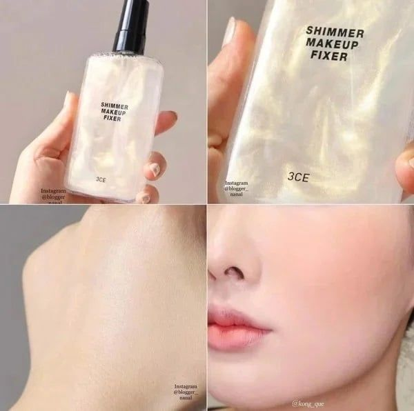 Xịt Khóa Nền 3CE Shimmer Makeup Fixer 100ml Xịt Khóa Nền 3CE Shimmer Makeup Fixer 100ml